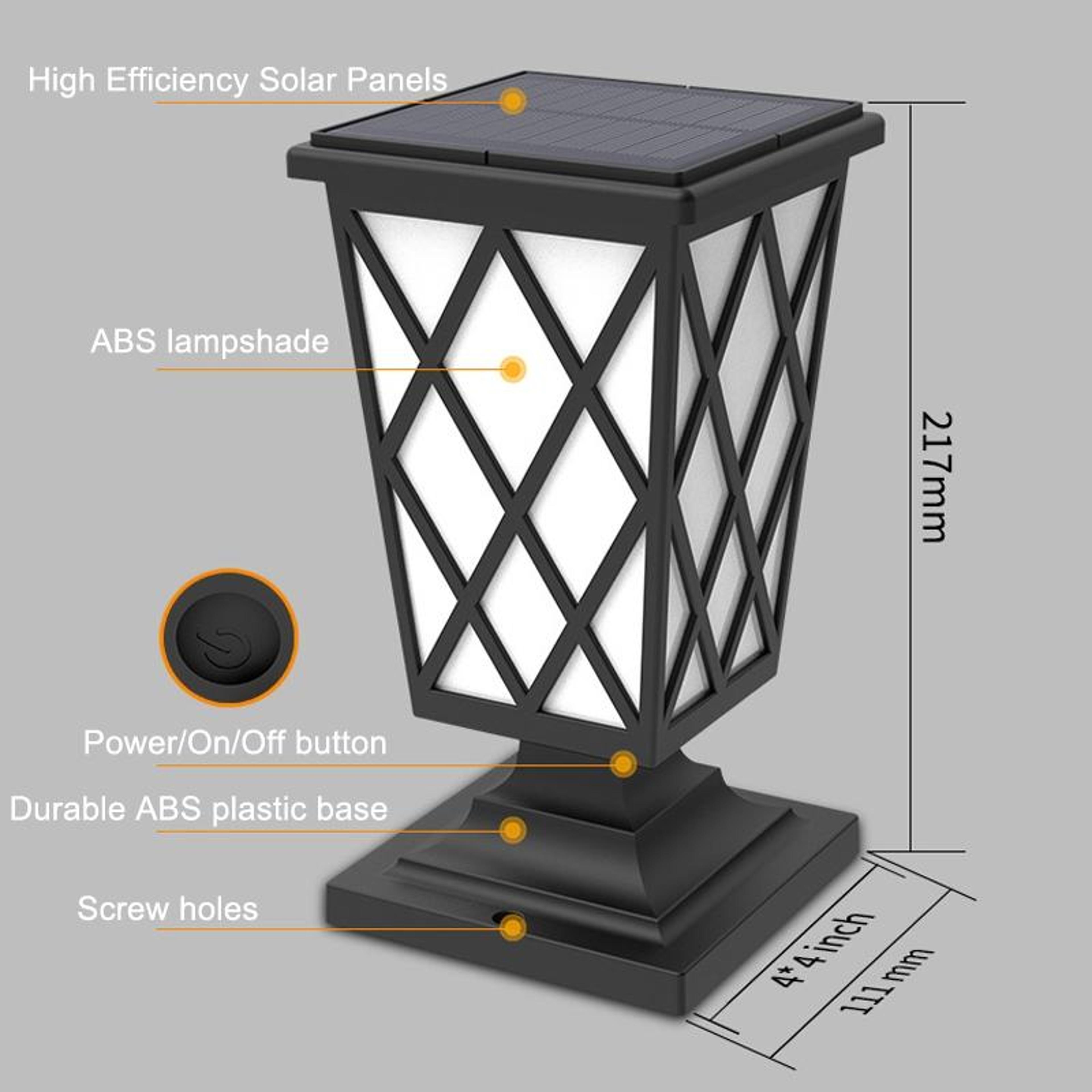 Premium Solar Flame Garden Light Outdoor Fence  Landscape LED Ambience 7