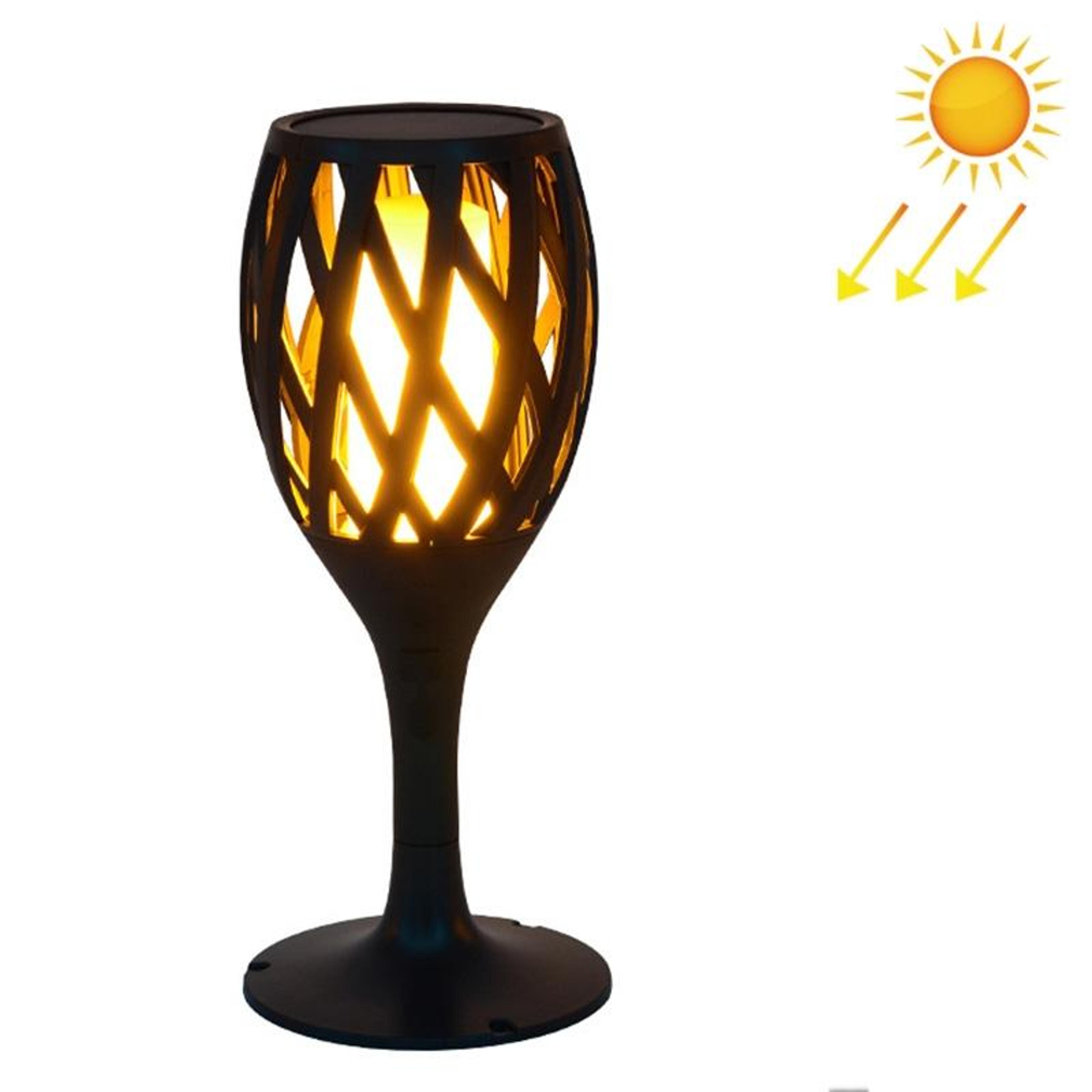 Premium Solar Flame Garden Light Outdoor Fence  Landscape LED Ambience 4