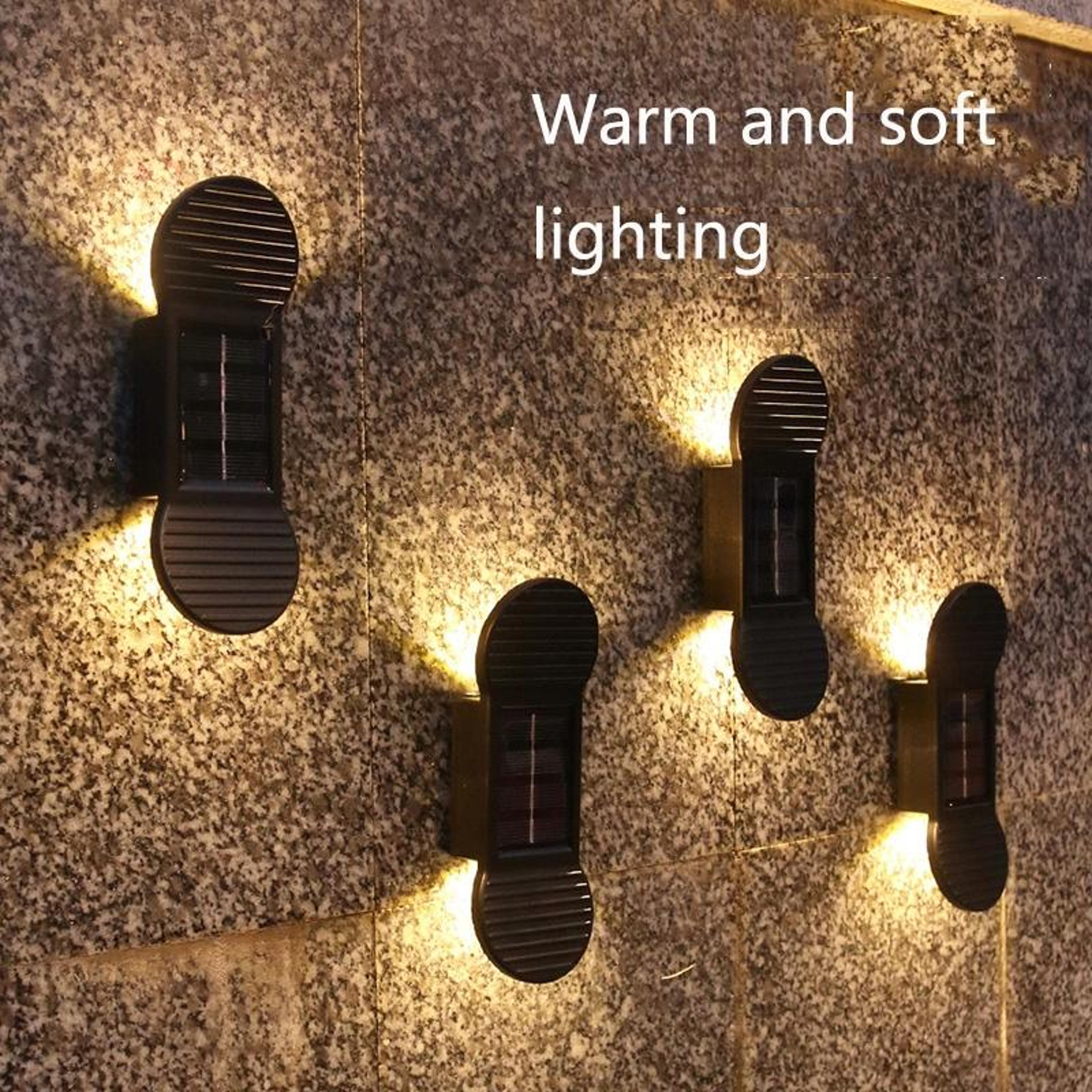 Solar Powered Garden Wall Light Colorful Waterproof Solar Wall Light Outdoor With LED 5