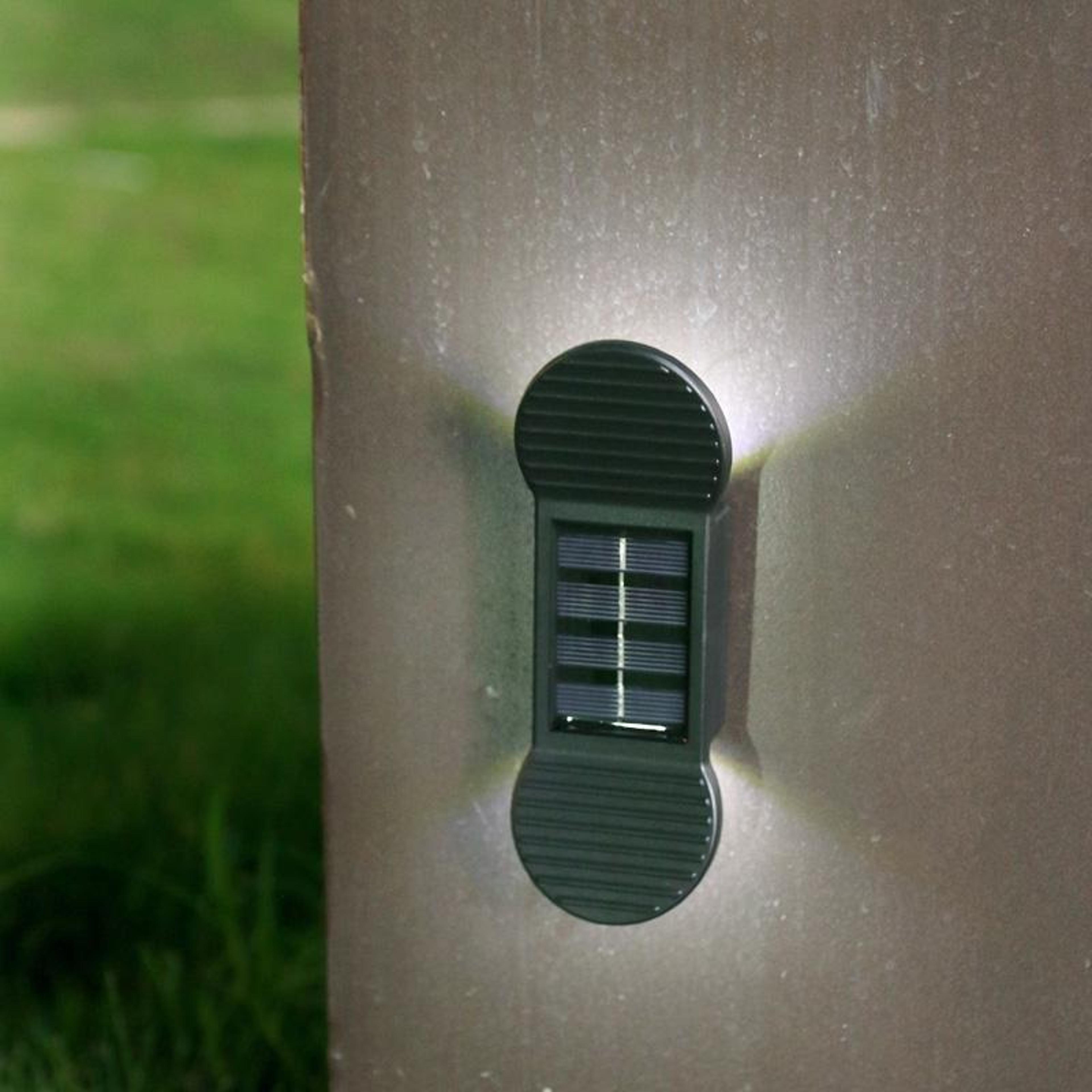 Solar Powered Garden Wall Light Colorful Waterproof Solar Wall Light Outdoor With LED 7