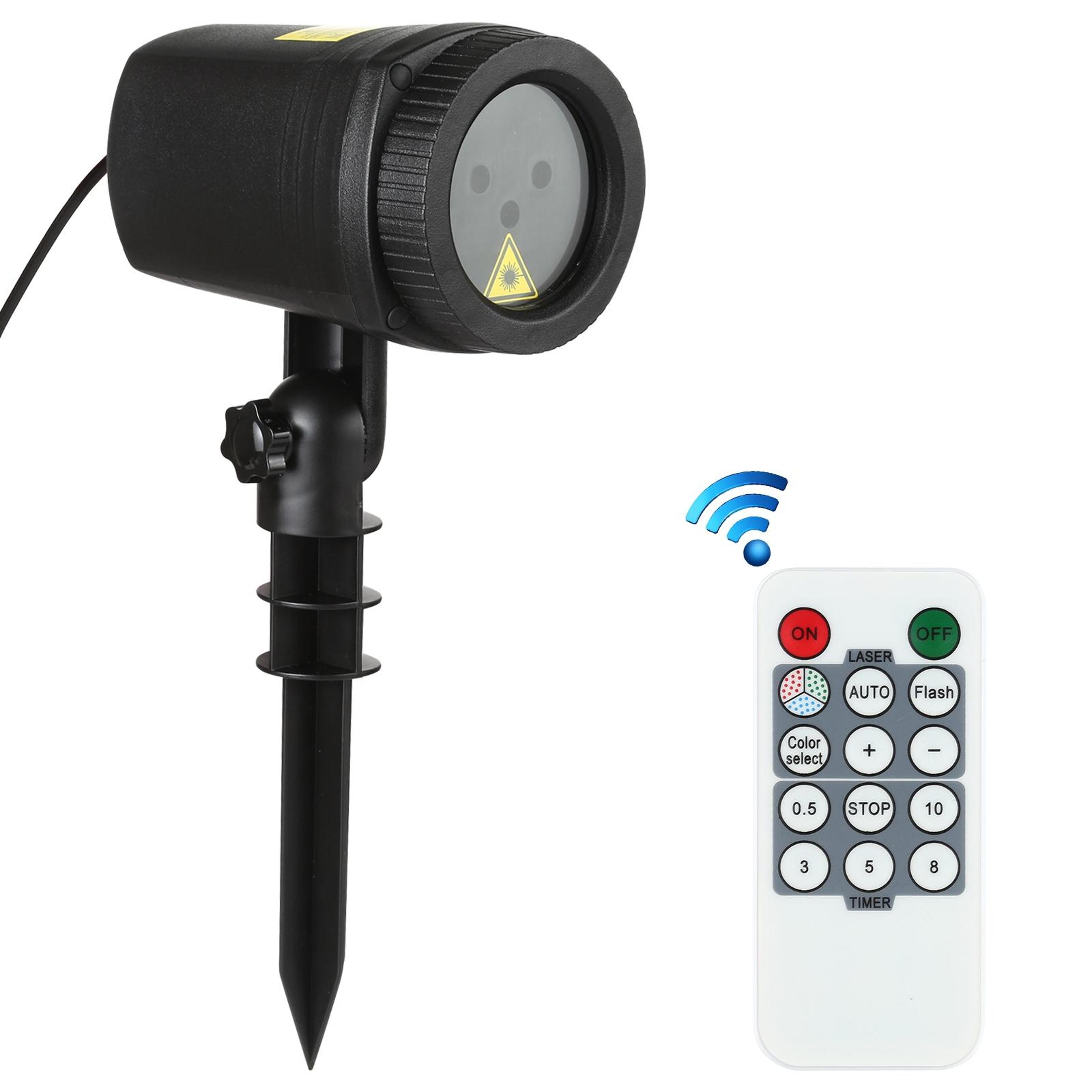 premium outdoor laser projection light waterproof garden laser projector with remote control