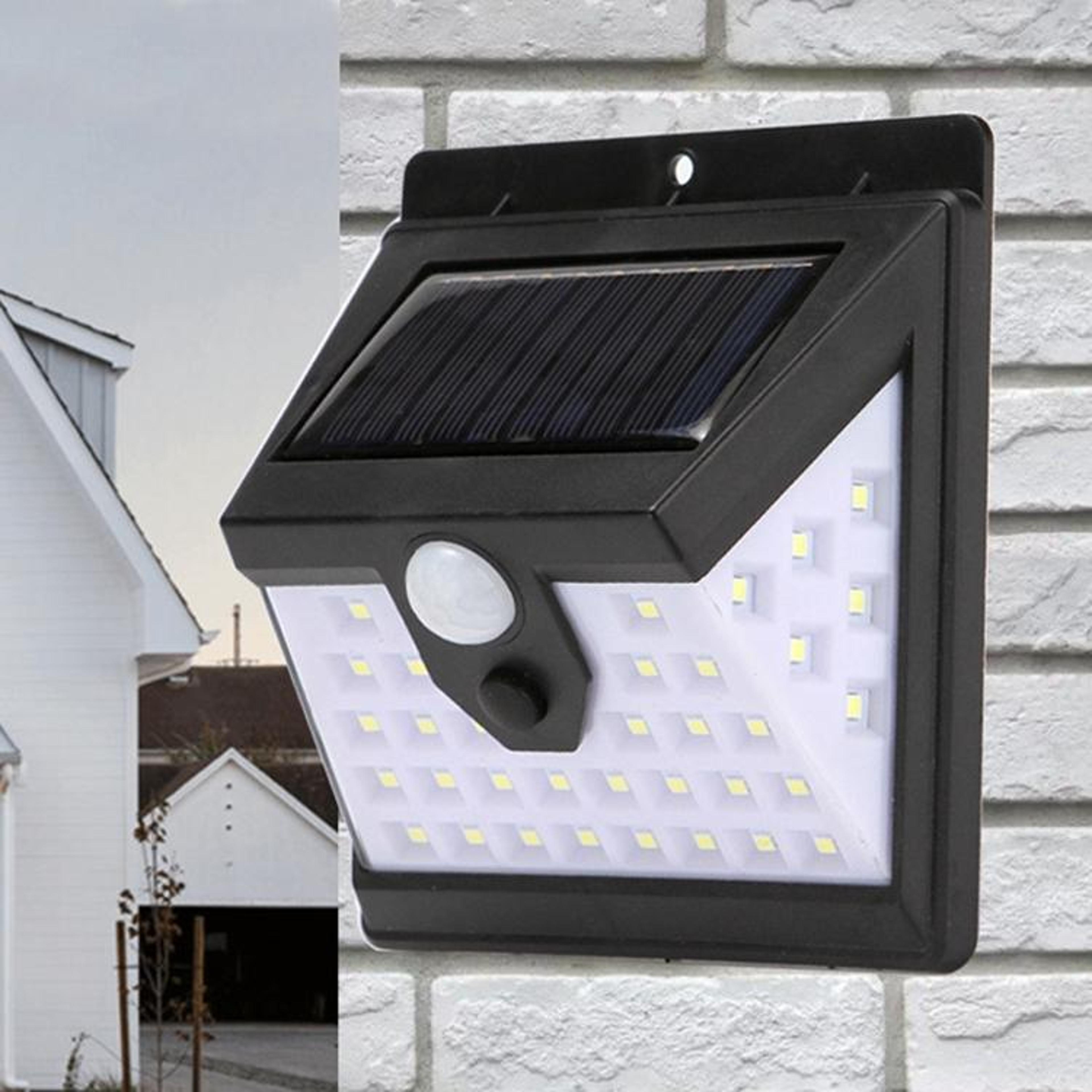 Solar LED Motion Sensor Wall Light LED Outdoor Waterproof Lamp 1
