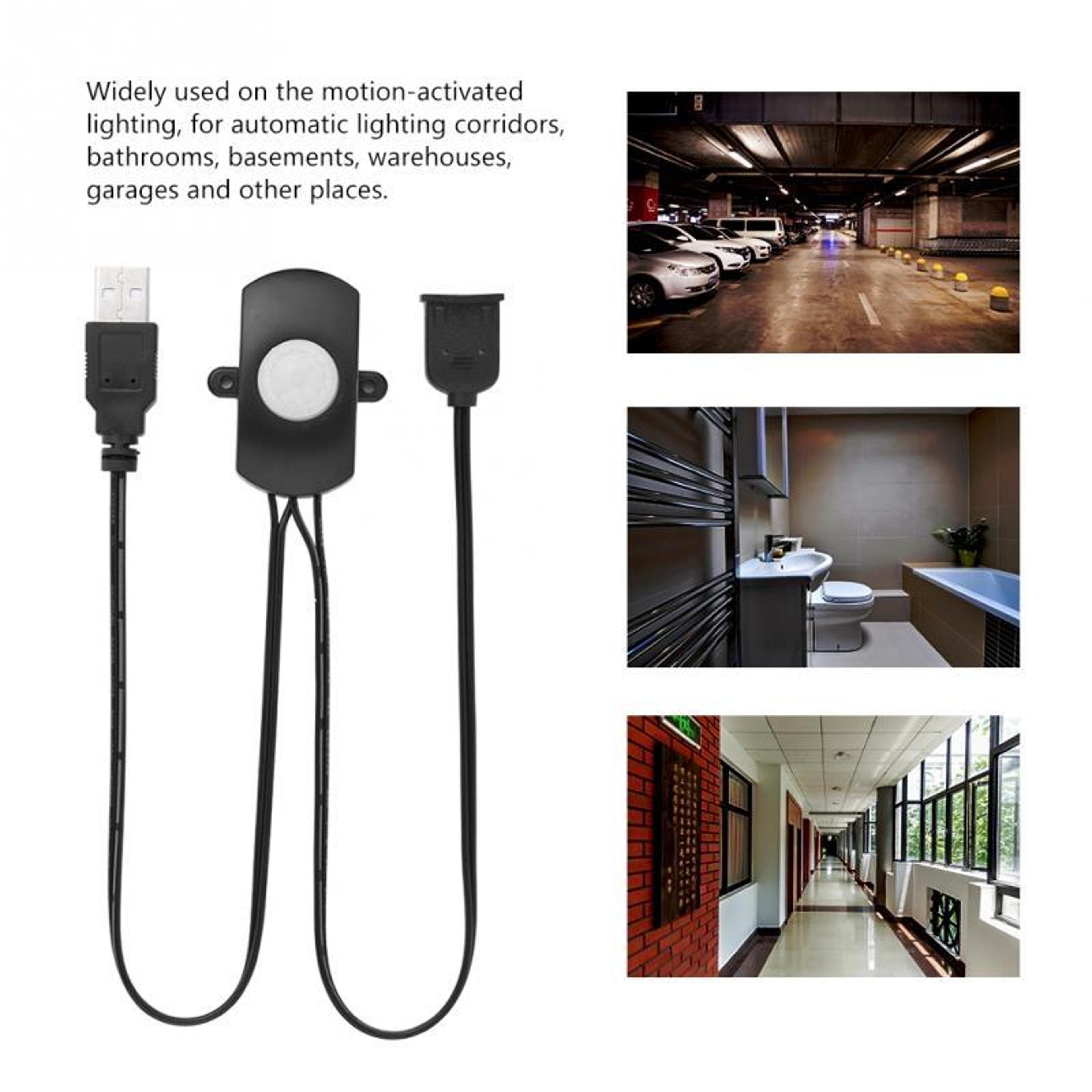 USB Motion Activated PIR Sensor Switch For LED Lights Human Motion Detector For LED Strips 1