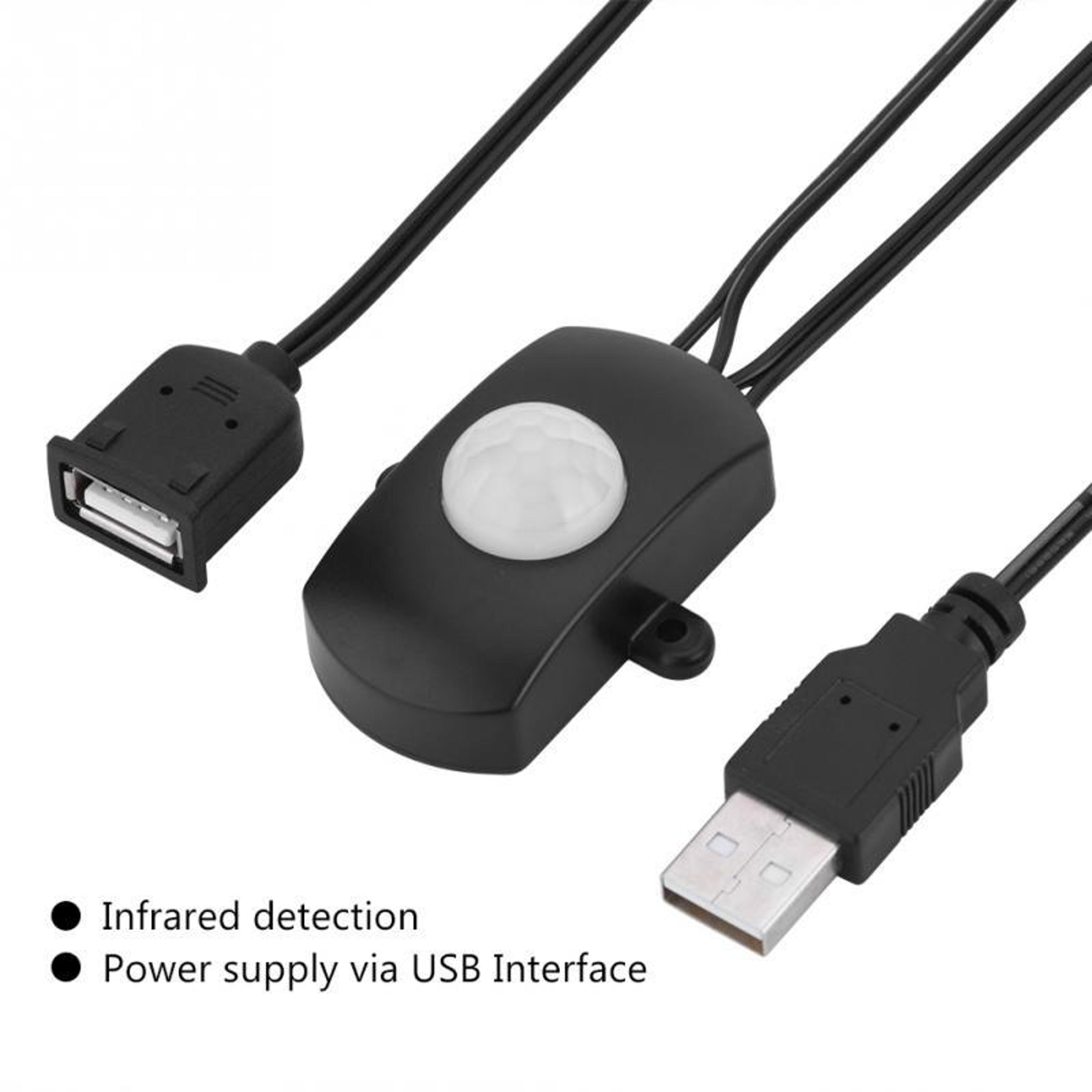 USB Motion Activated PIR Sensor Switch For LED Lights Human Motion Detector For LED Strips 3