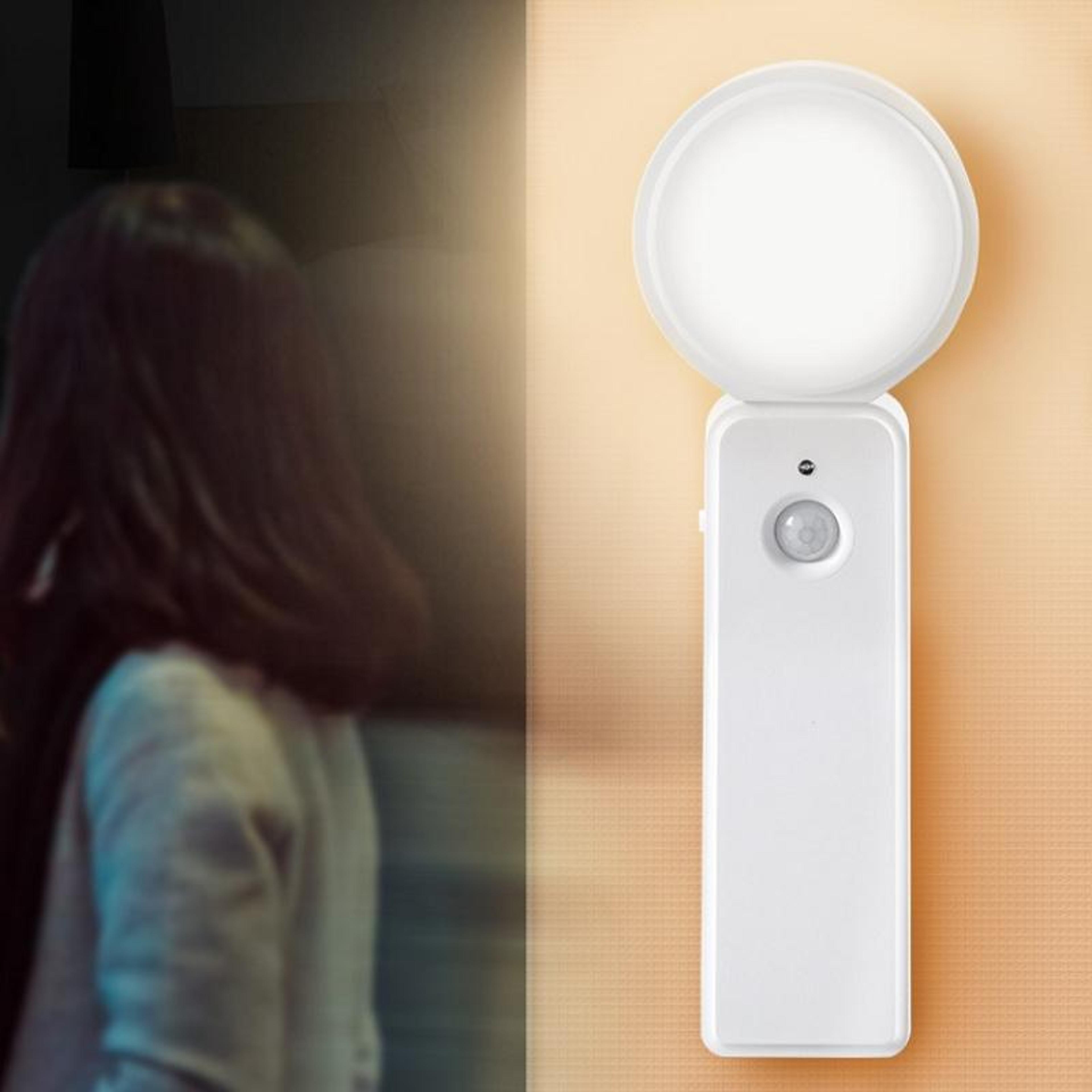 smart usb rechargeable motion sensor night light led human body induction