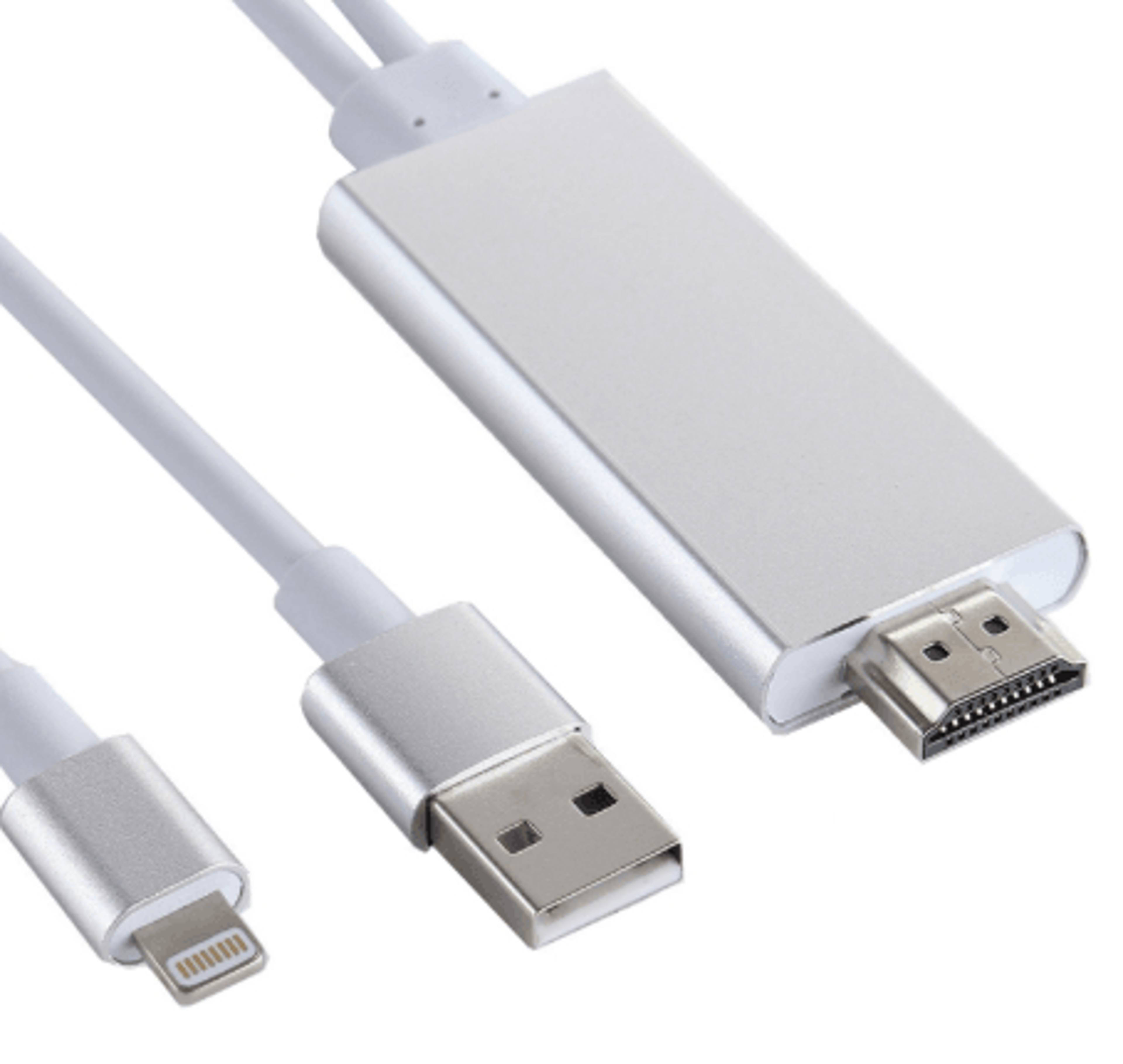 Premium 8 Pin To HDMI Adapter Cable With USB Charger For HDTV 6