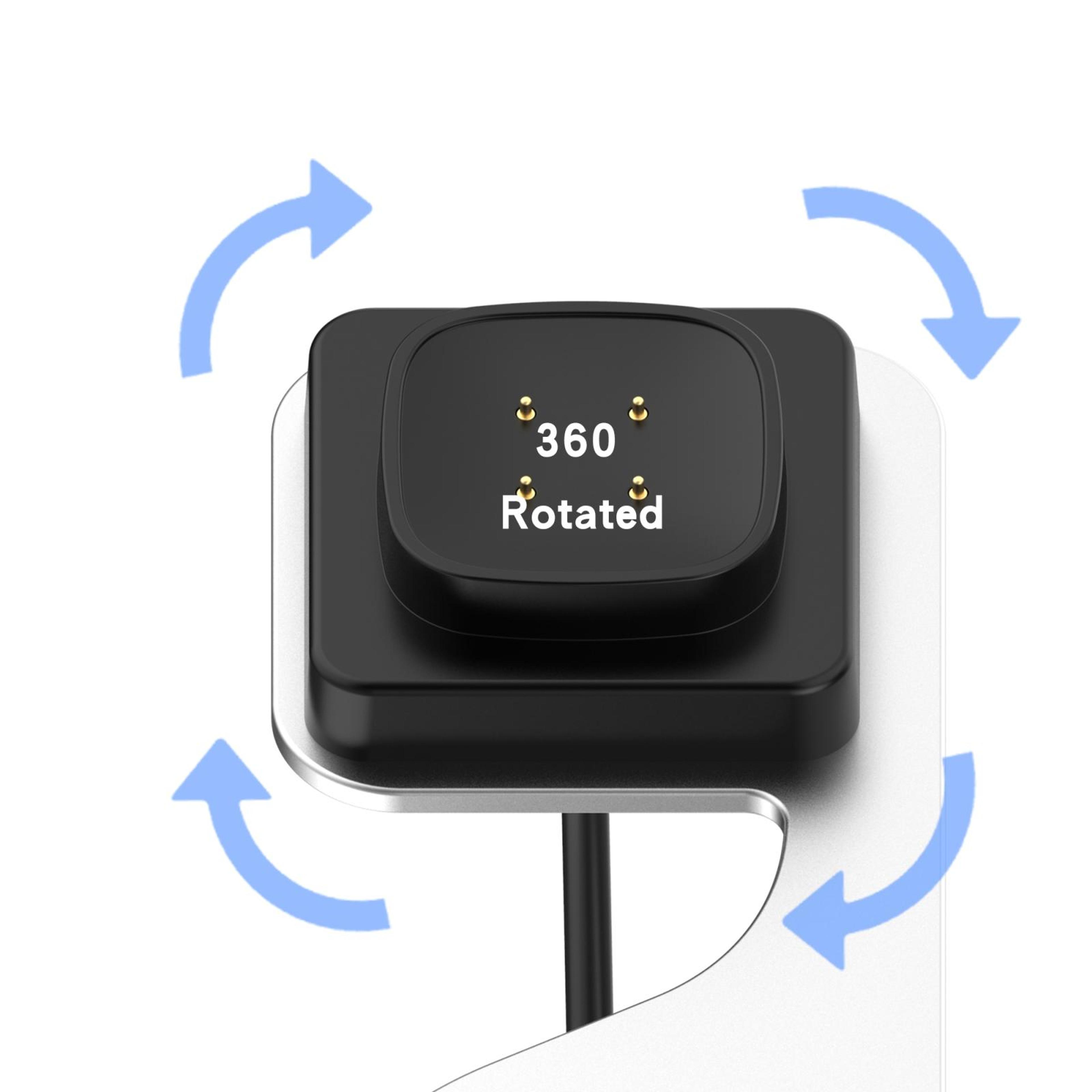 Portable Magnetic Metal Charger Holder For Fitbit Versa4  Sense2 3