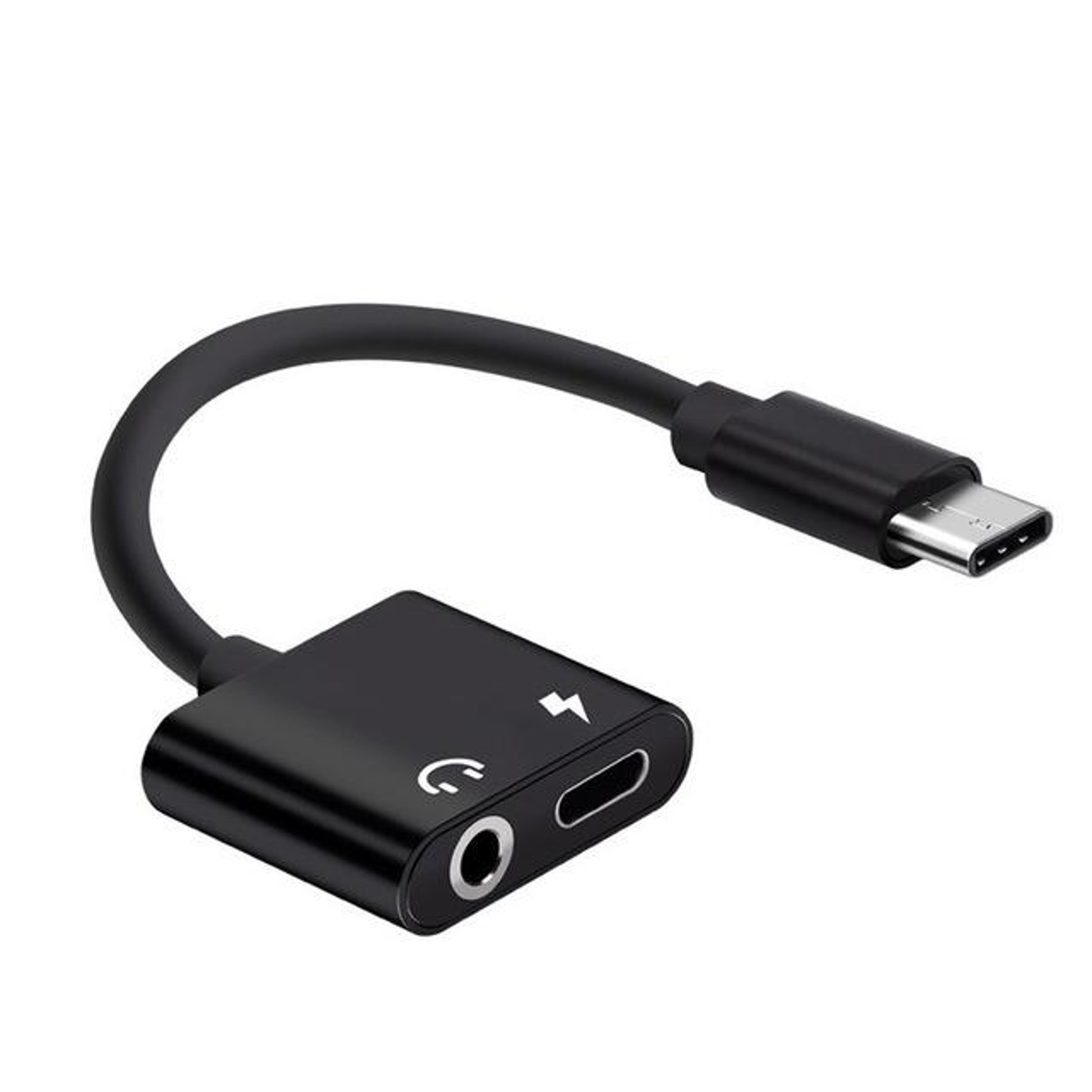 USB C Audio Adapter  Type C Earphone Cable With Aux  Charging 0