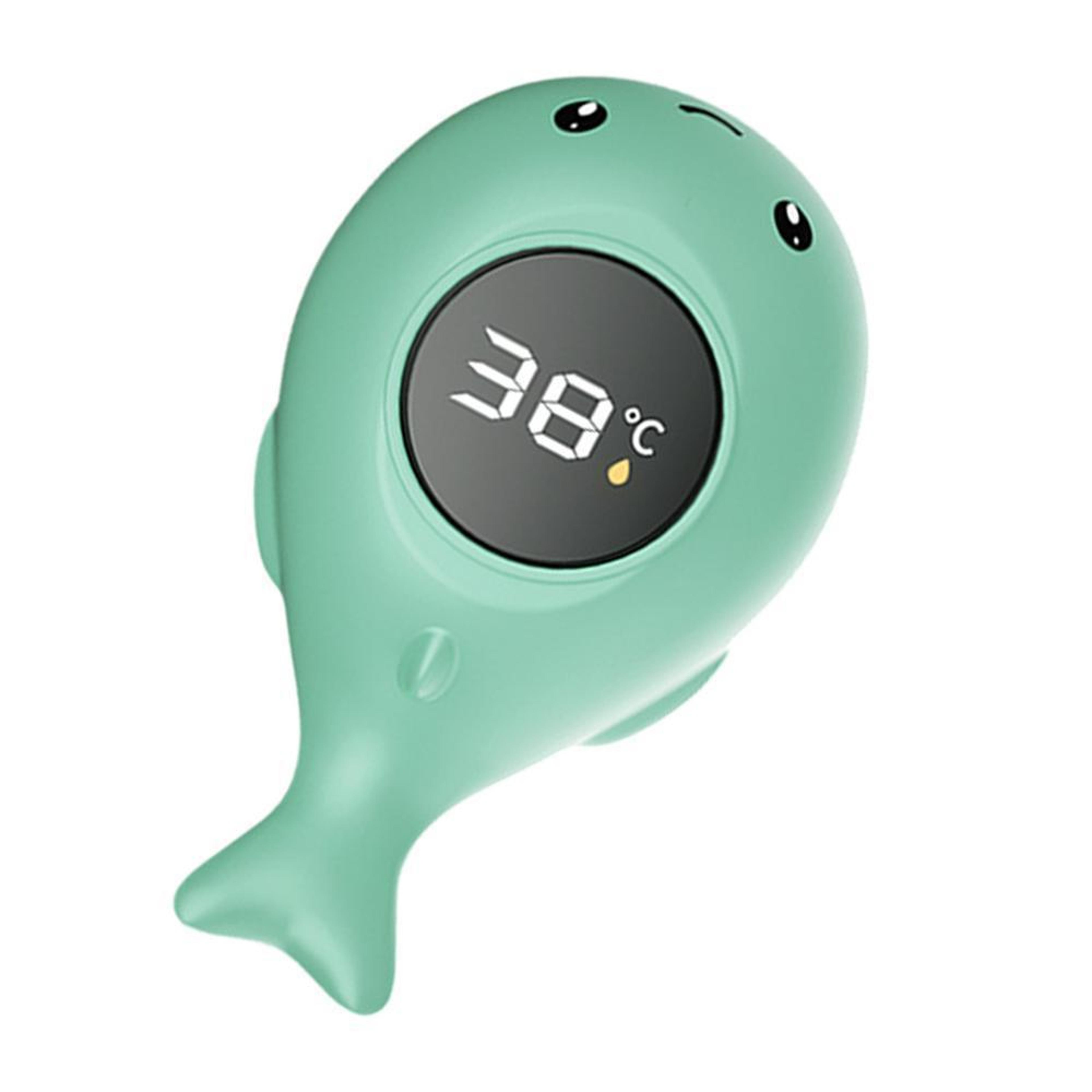 Smart Whale Baby Bath Thermometer With Color LED Display Waterproof 11