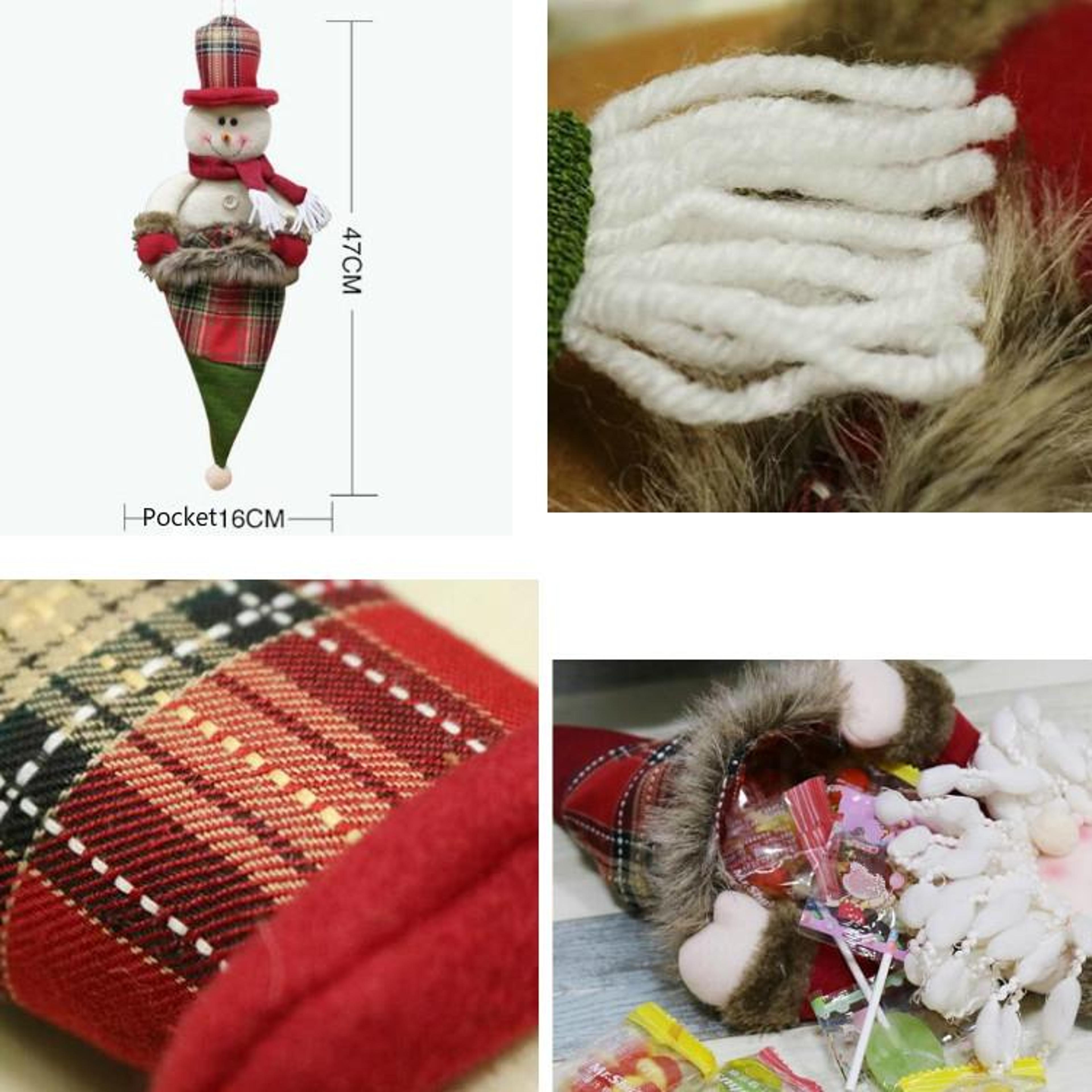 Christmas Pendant Gift Bags For Kids  Holiday Candy Ornaments 2