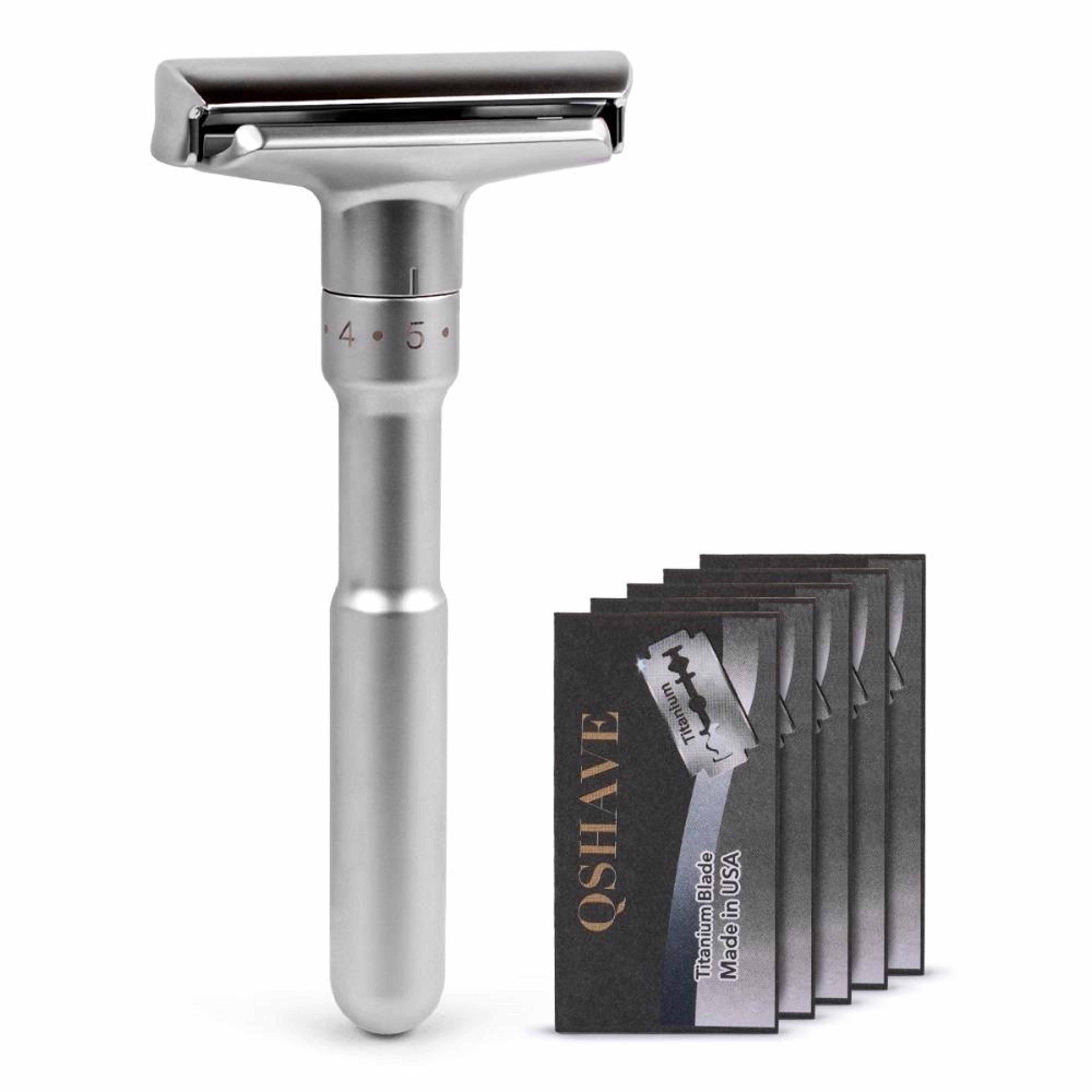 Adjustable Double Edge Safety Razor For Men With Blades 5