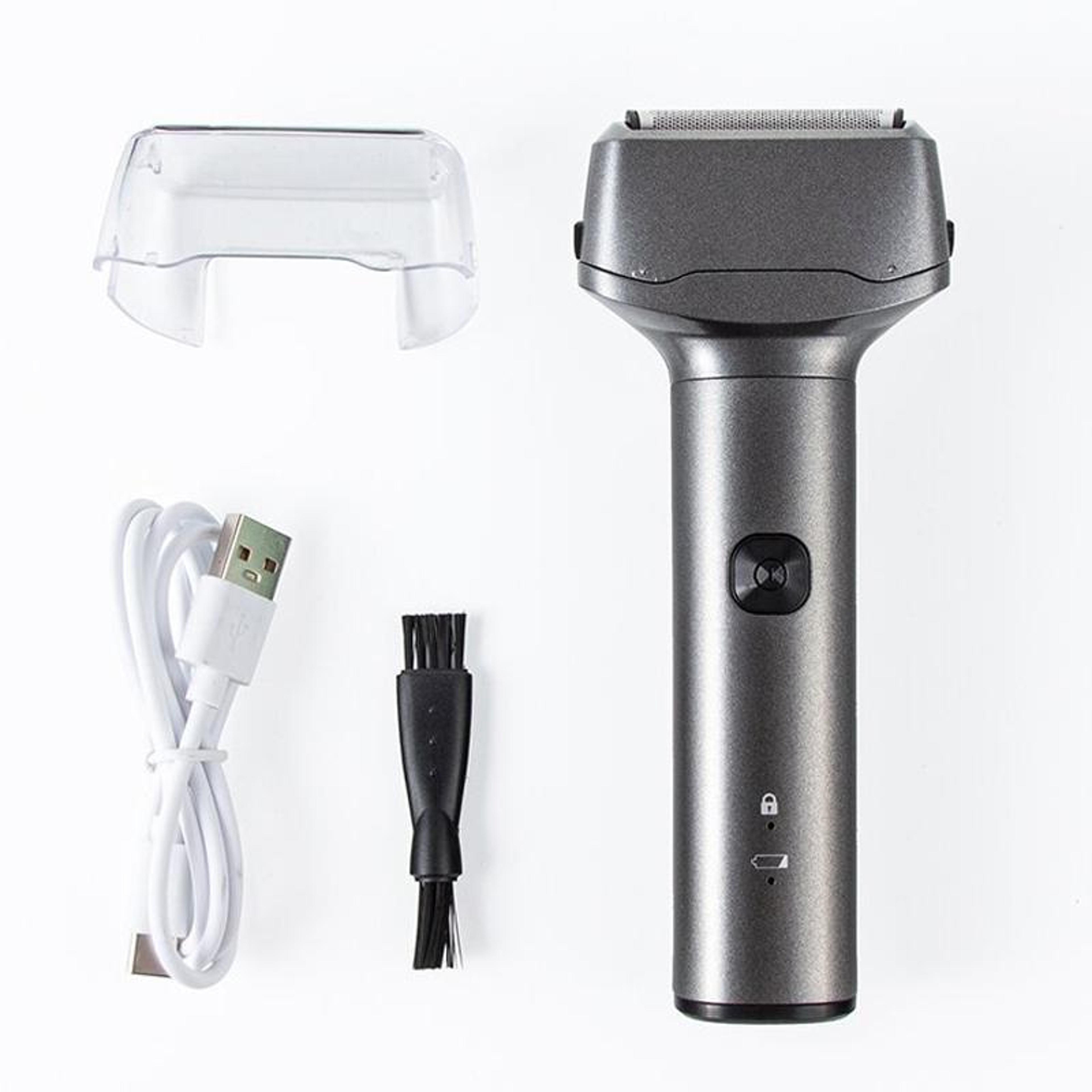 3 Blade Rechargeable Beard Razor For Men Washable Portable Electric Shaver 0