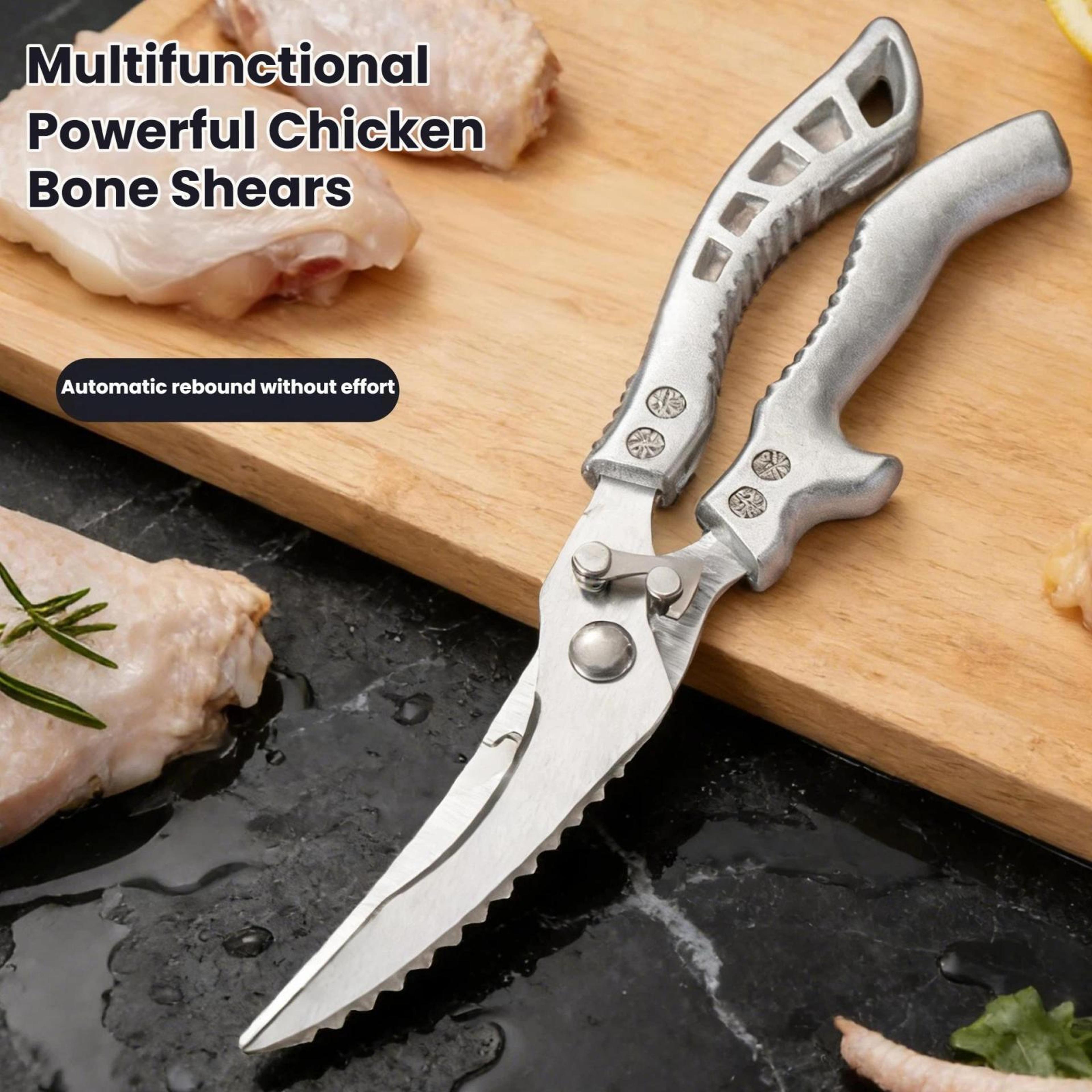 Heavy Duty Kitchen Shears Stainless Steel Chicken Bone Scissors 1