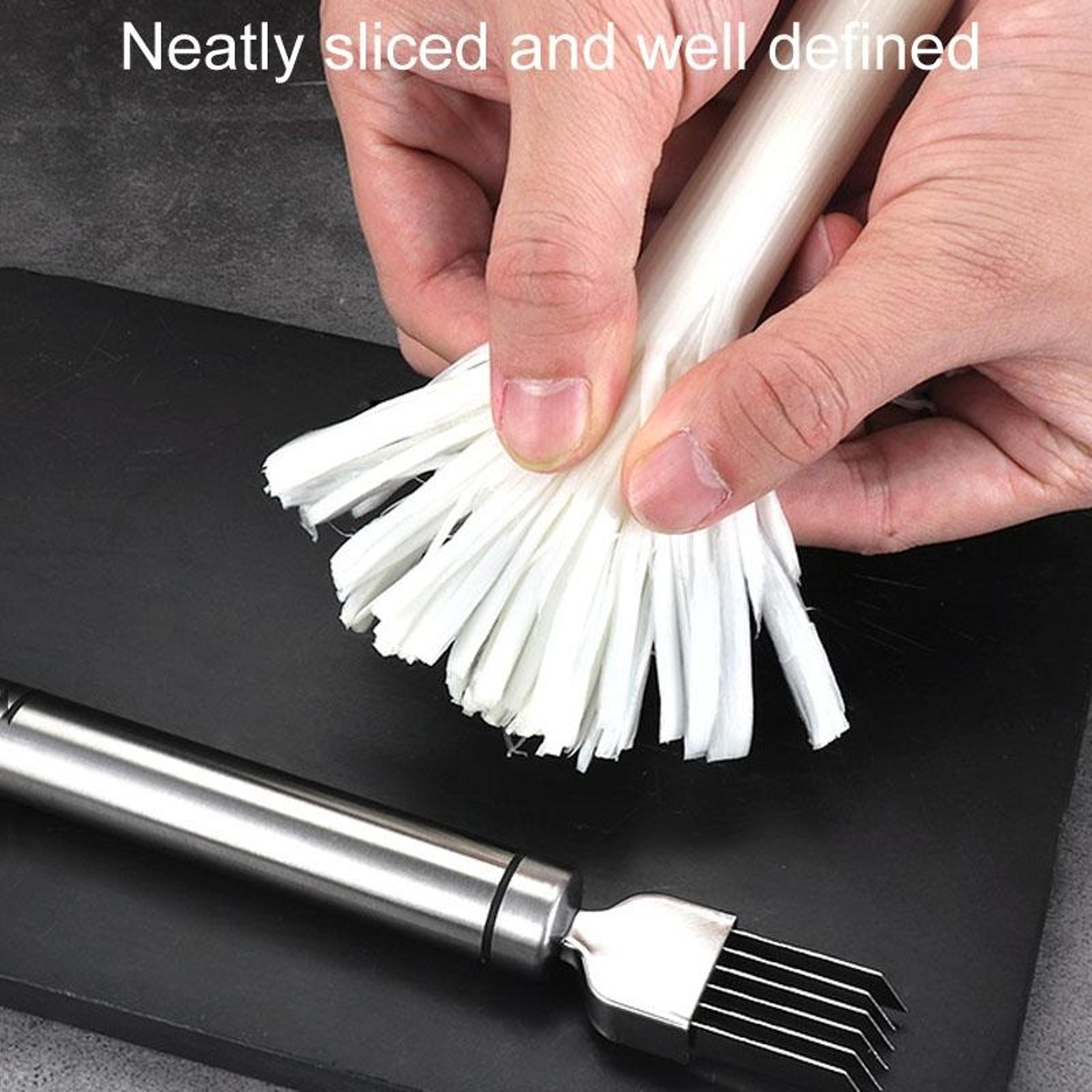 Stainless Steel Onion Slicer Multifunctional Vegetable Cutter 6