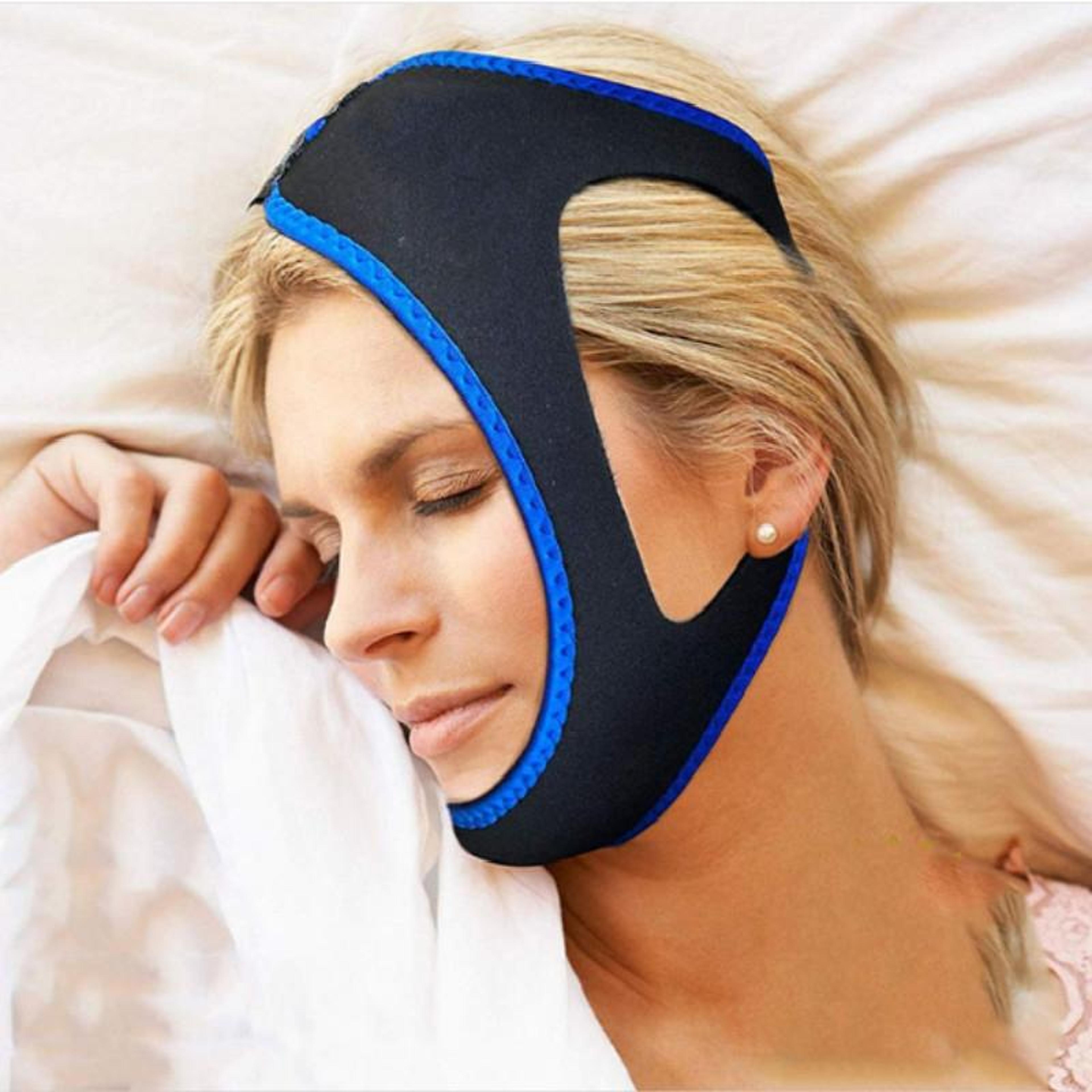 Premium Anti Snoring Chin Strap Comfortable Jaw Support Sleep Snoring Prevention Aid 4