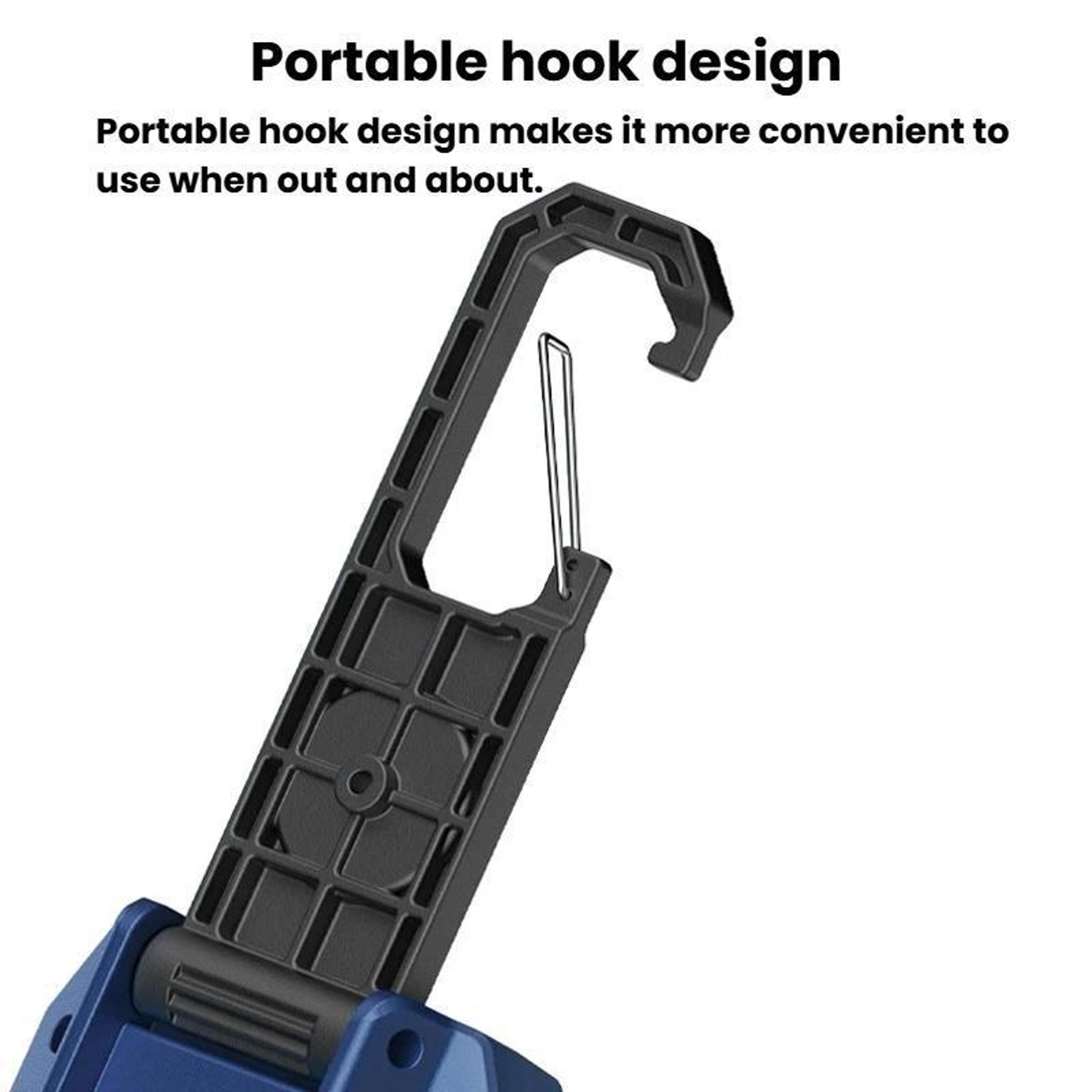 Smiling Shark Magnetic Work Light With Digital Display  Adjustable High Brightness LED 9