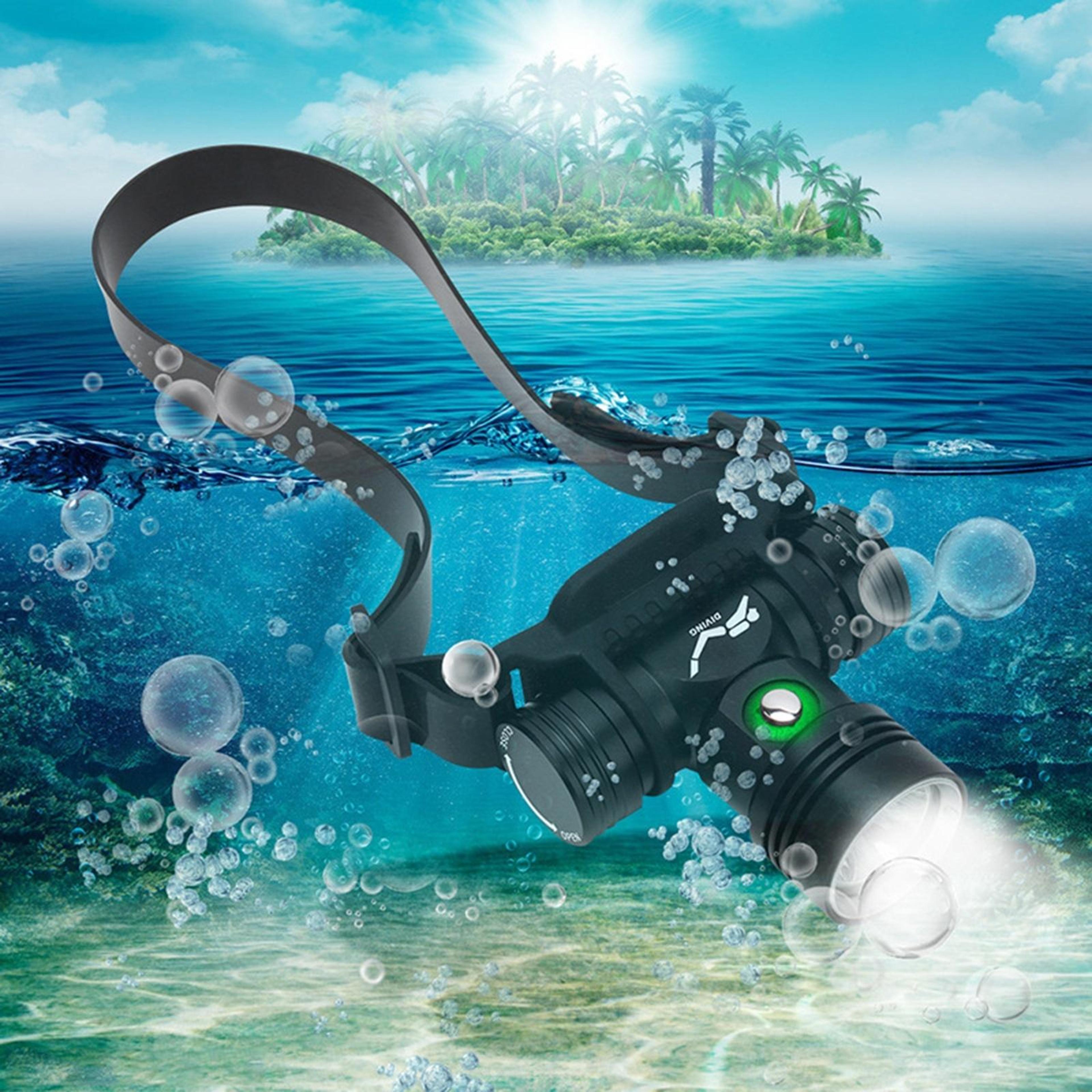 Underwater Video Light Diving Flashlight With Battery Display 6