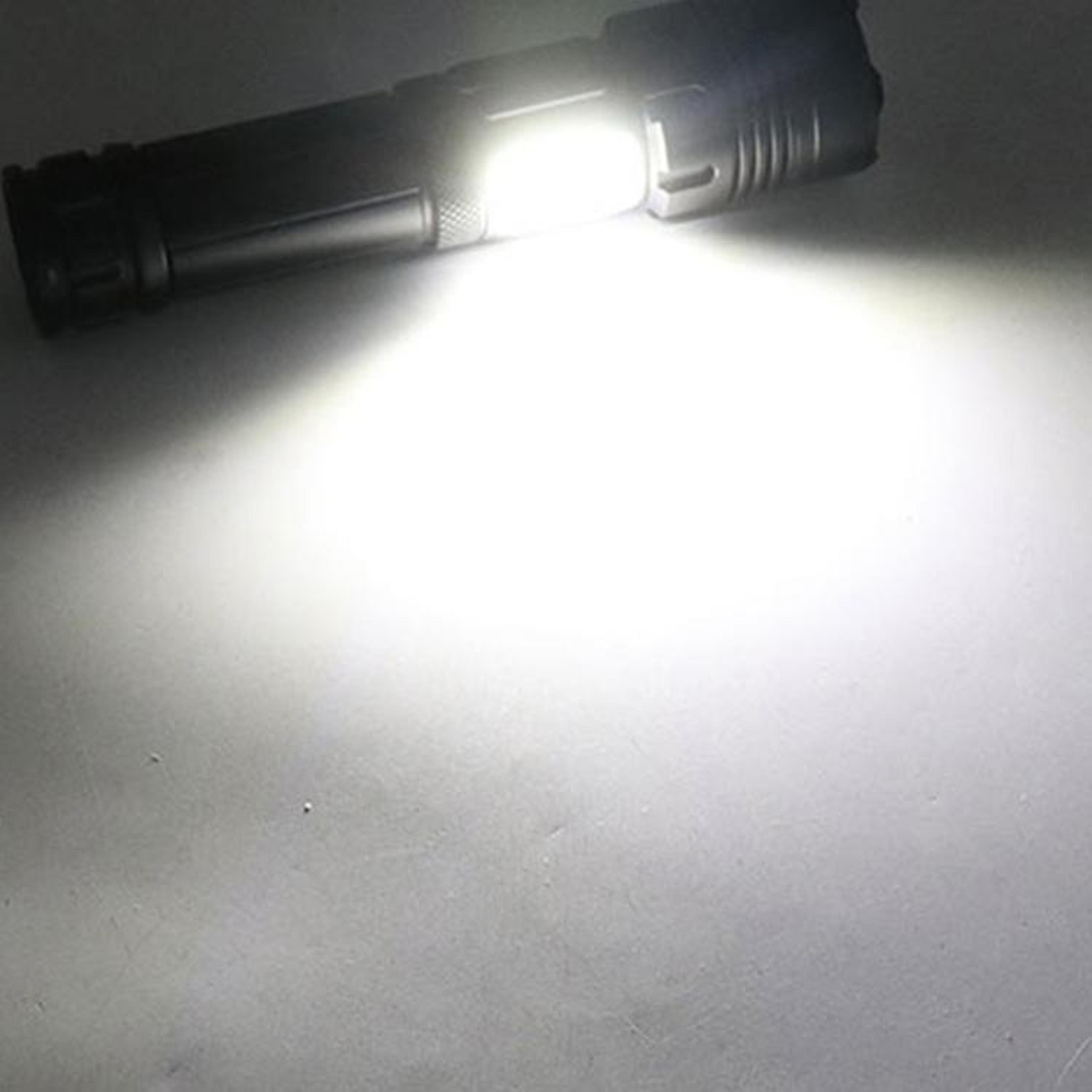 Waterproof Tactical Torch With COB Work Light 10