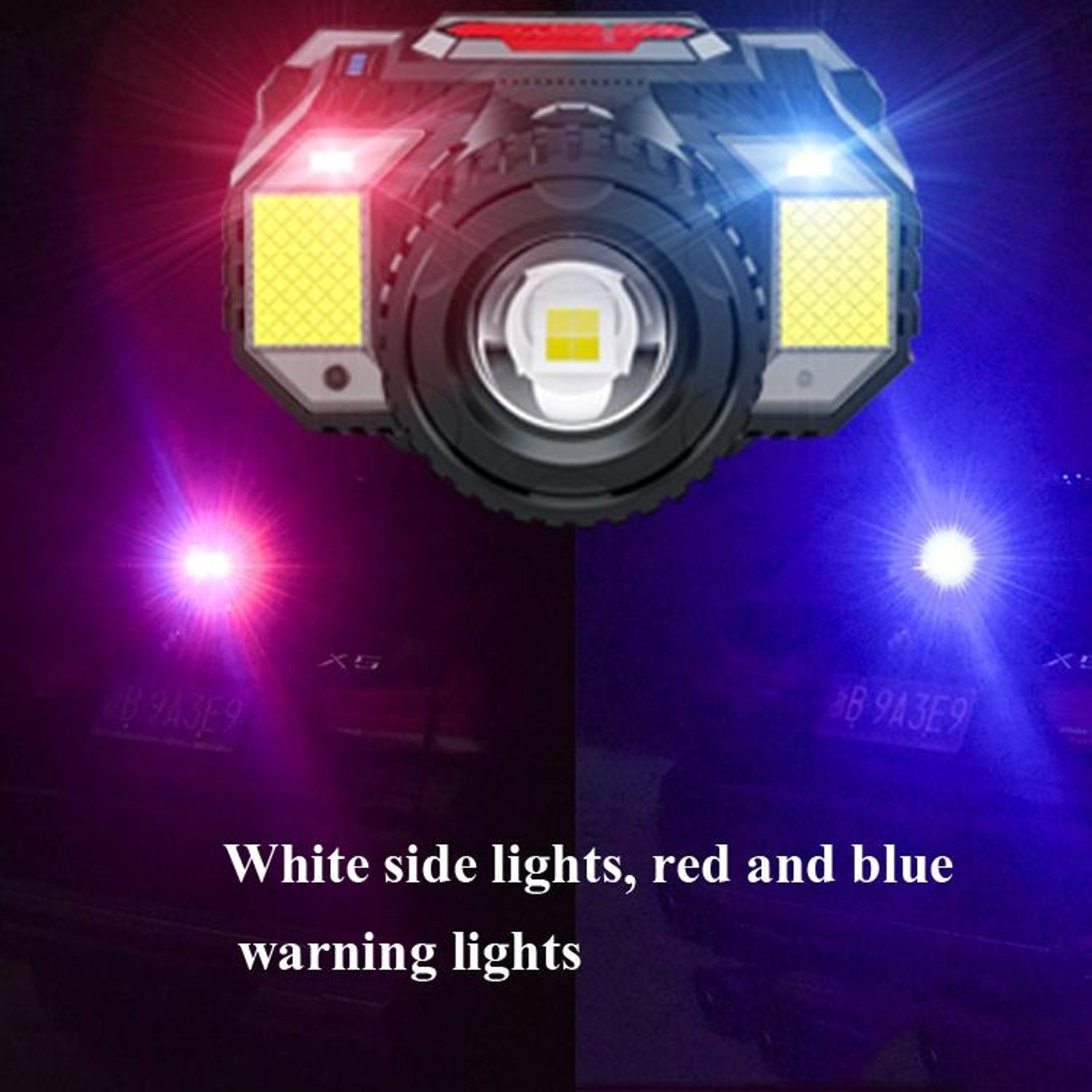 USB Rechargeable LED Zoom Headlamp With Motion Sensor 5