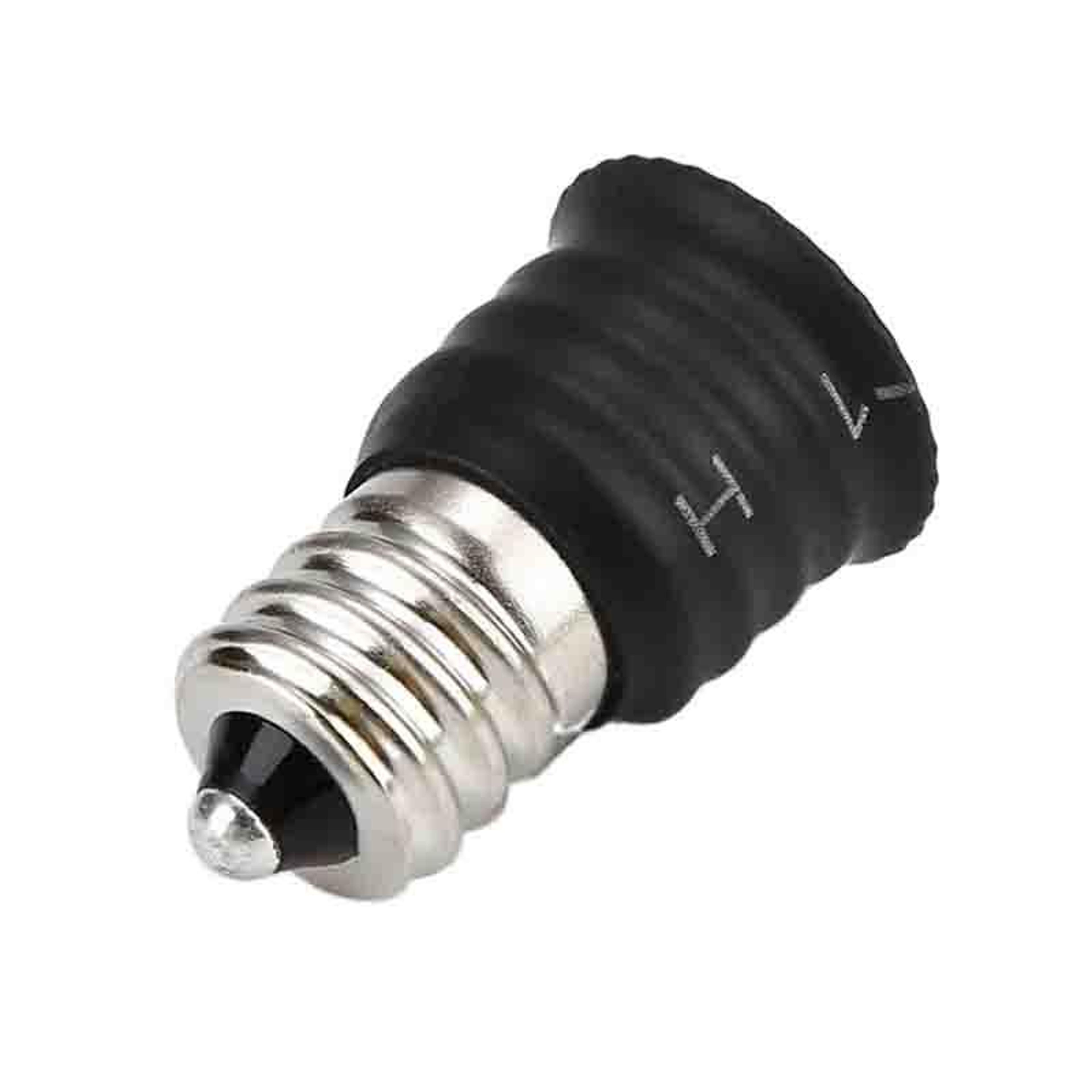 E12 To E14 Adapter Black LED Light Bulb Socket Converters 2