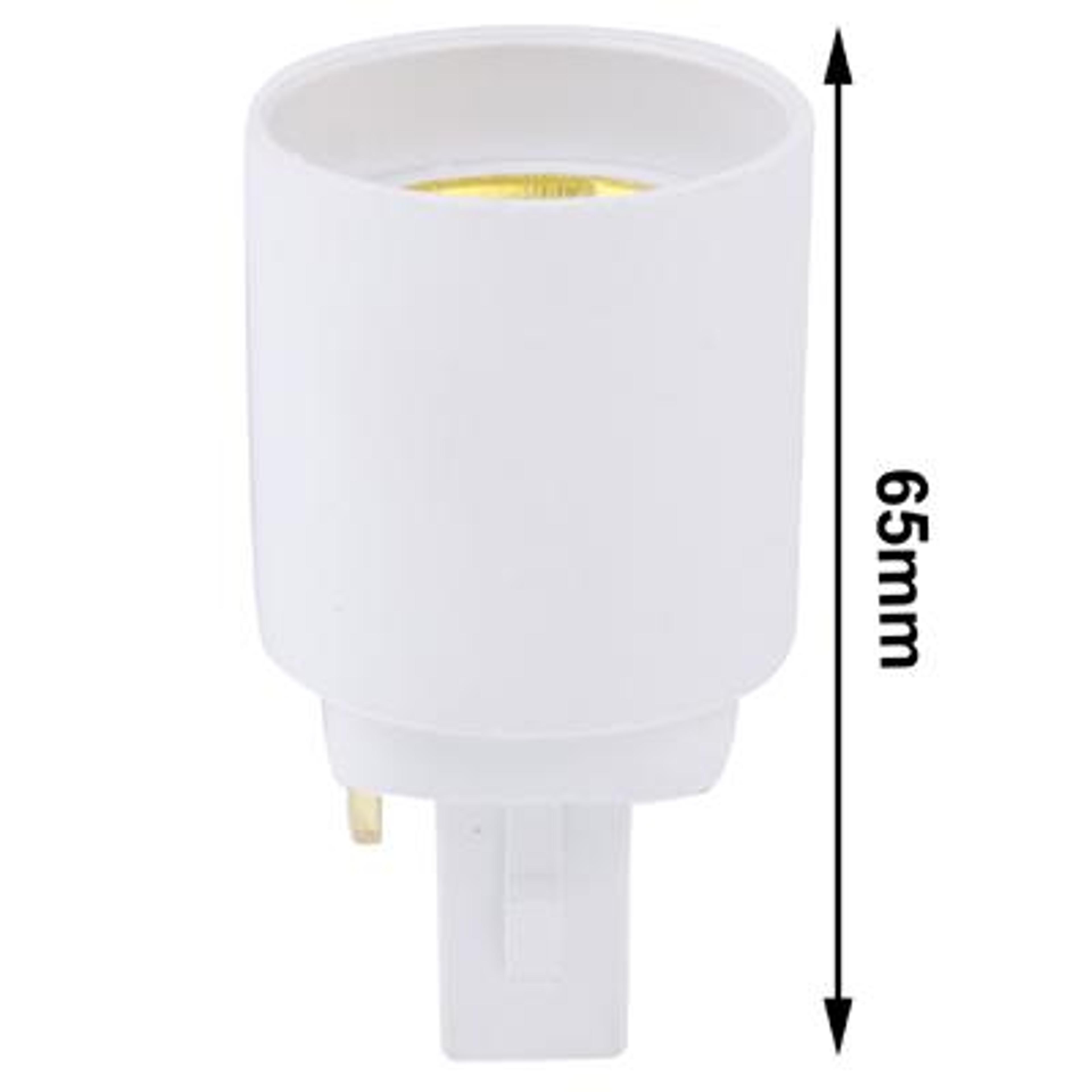 E27 To G24 Light Lamp Bulbs Adapter Premium E27 To G24 Bulb Adapter Converter Socket 2