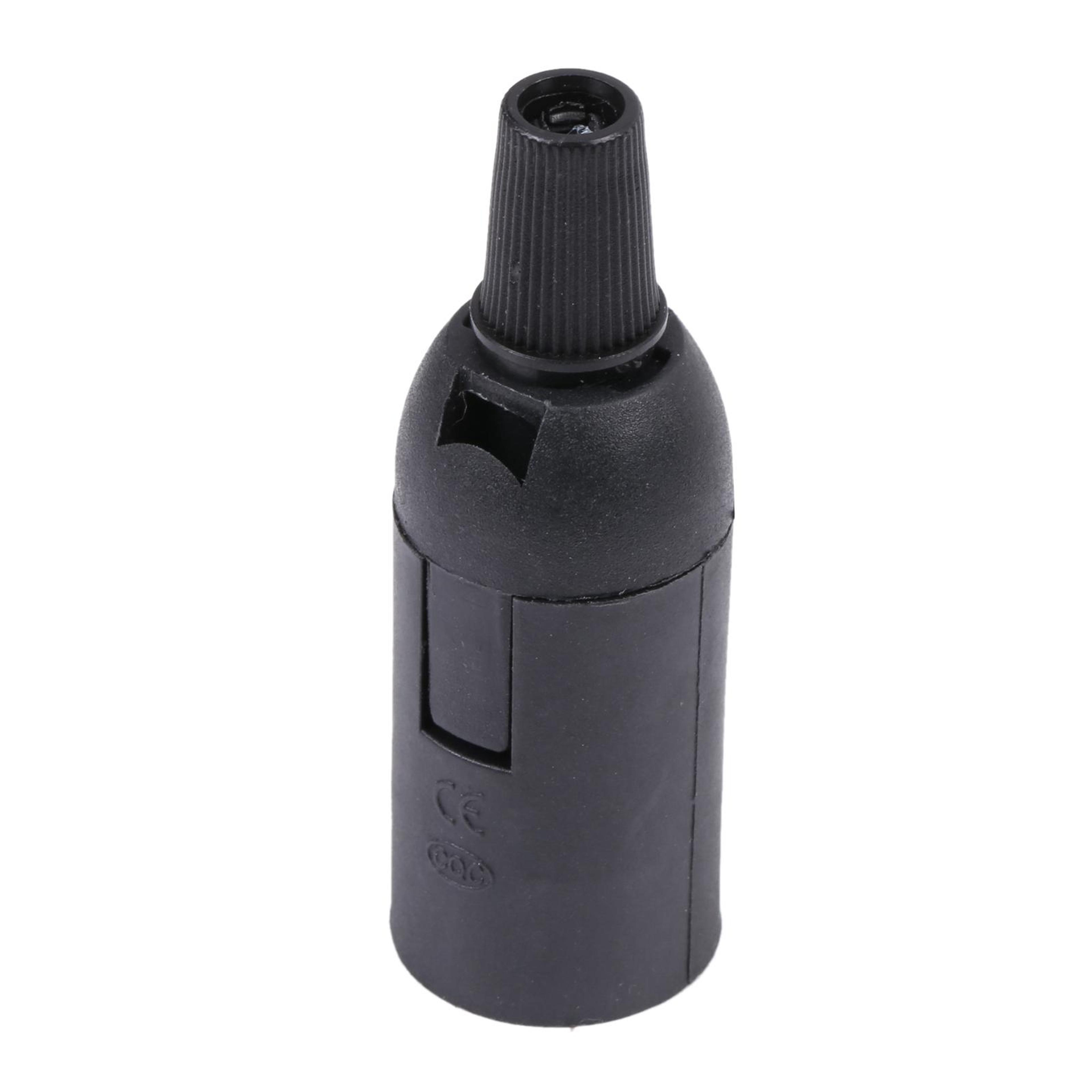 Premium E14 Lamp Socket Bulb Holder Base Durable Black Light Socket Holder 1