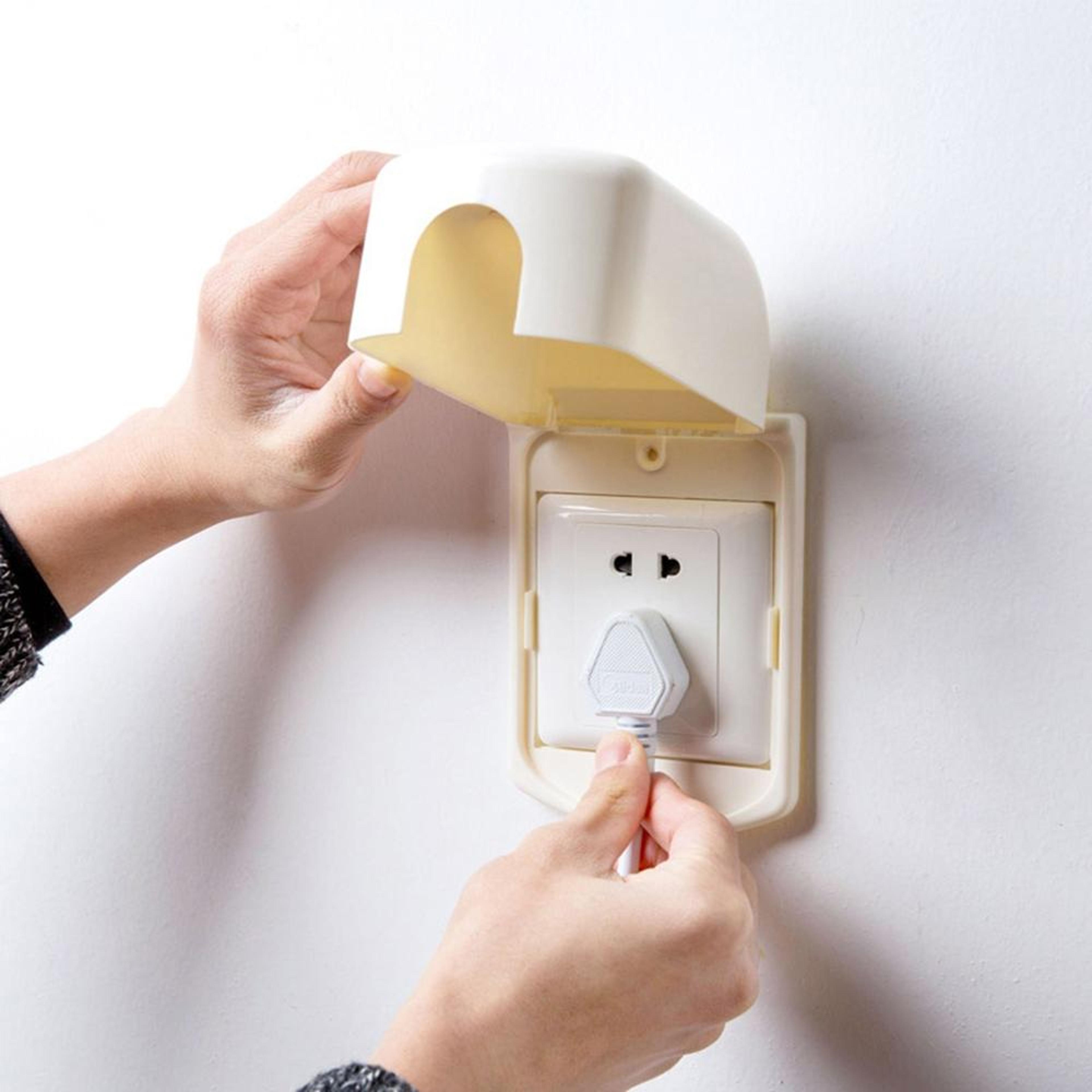 Waterproof Plug Socket Protector Baby Safety Plug Protector  Dustproof Electrical Guard 3