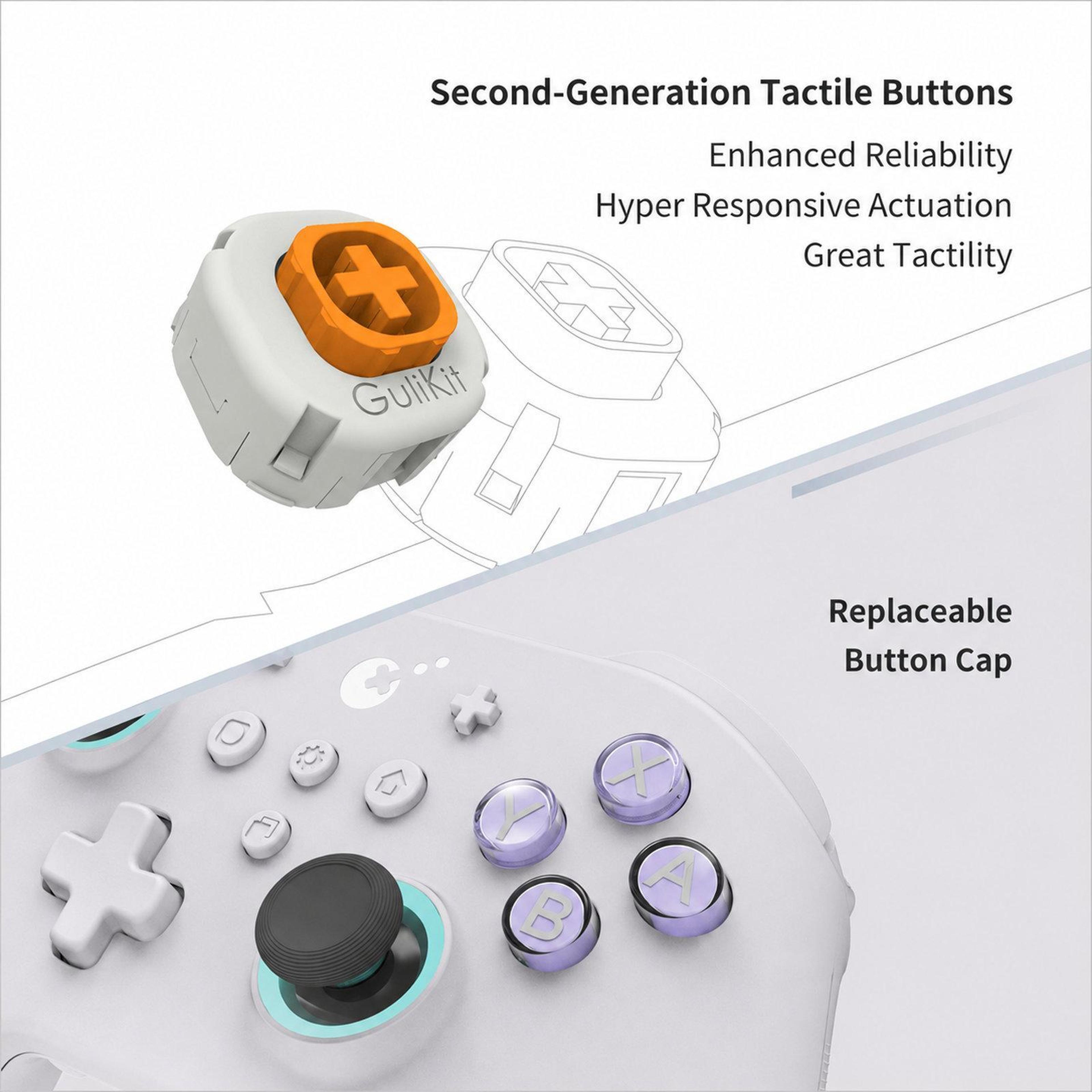 GuliKit NS39 KK3 MAX Hall Effect Wireless Controller For Switch Android IOS 10