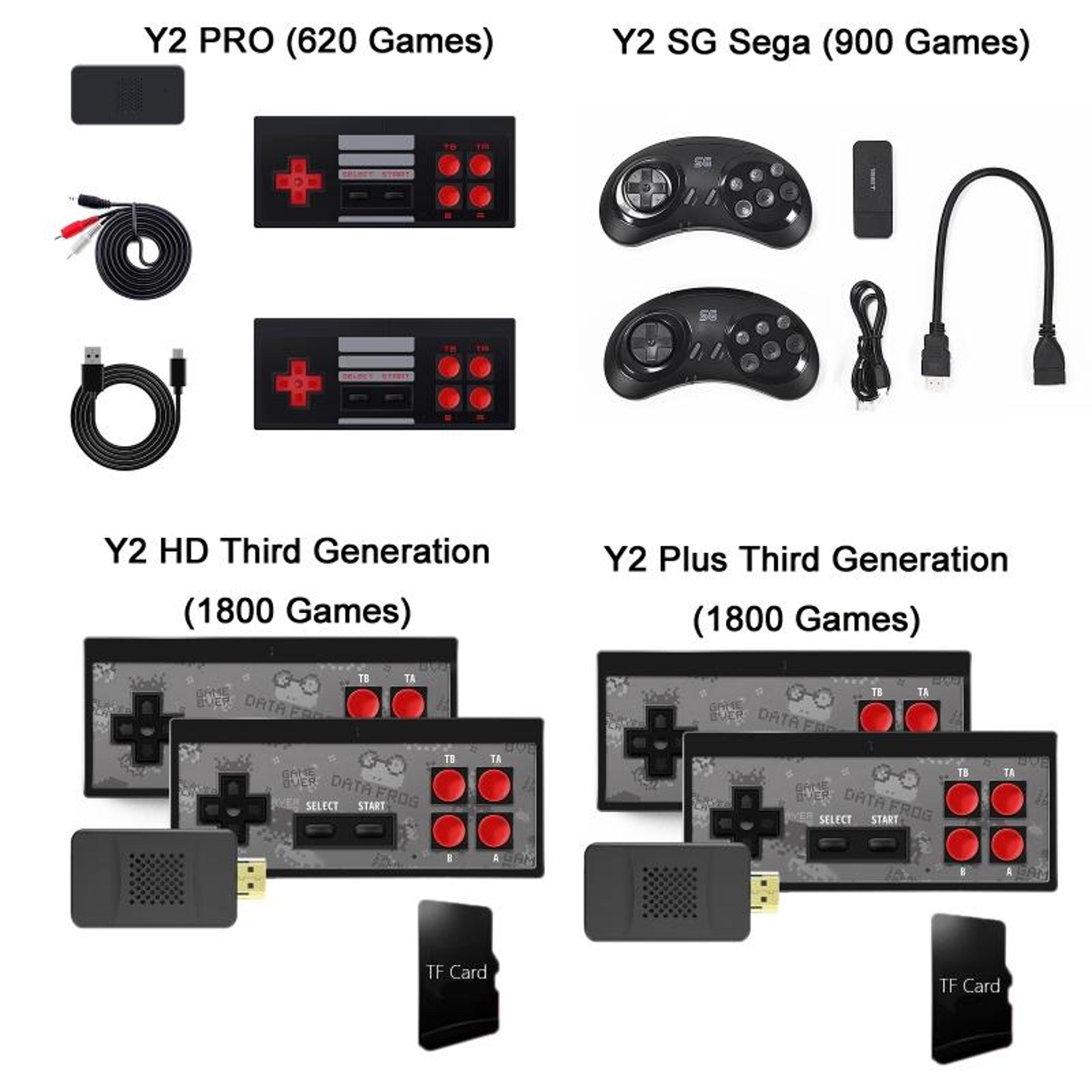 Retro HDMI Mini Game Console With Wireless Controllers Built In Games 1