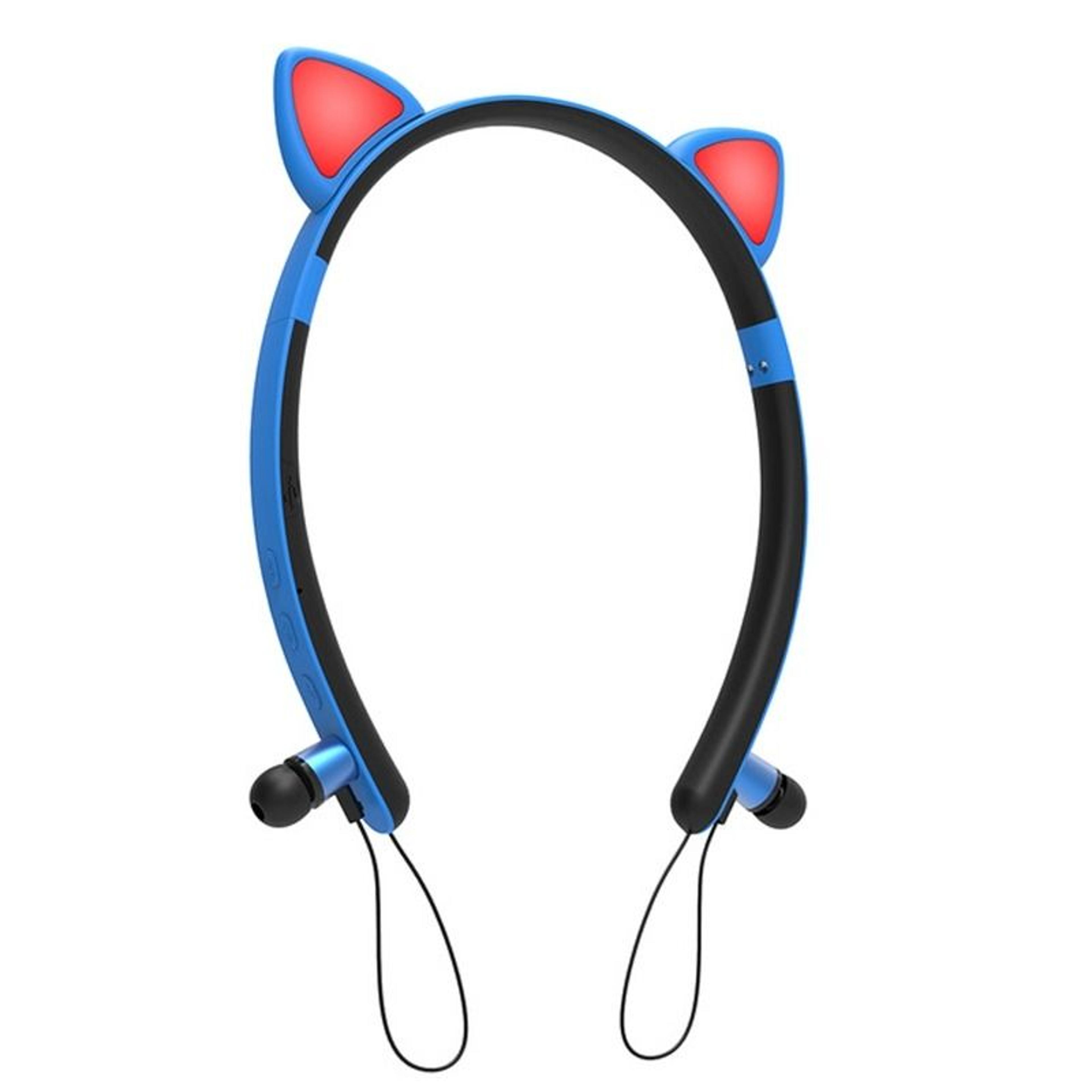Wireless Bluetooth Cat Ear Headphones LED Light Portable Stereo HIFI Mic Headset 15