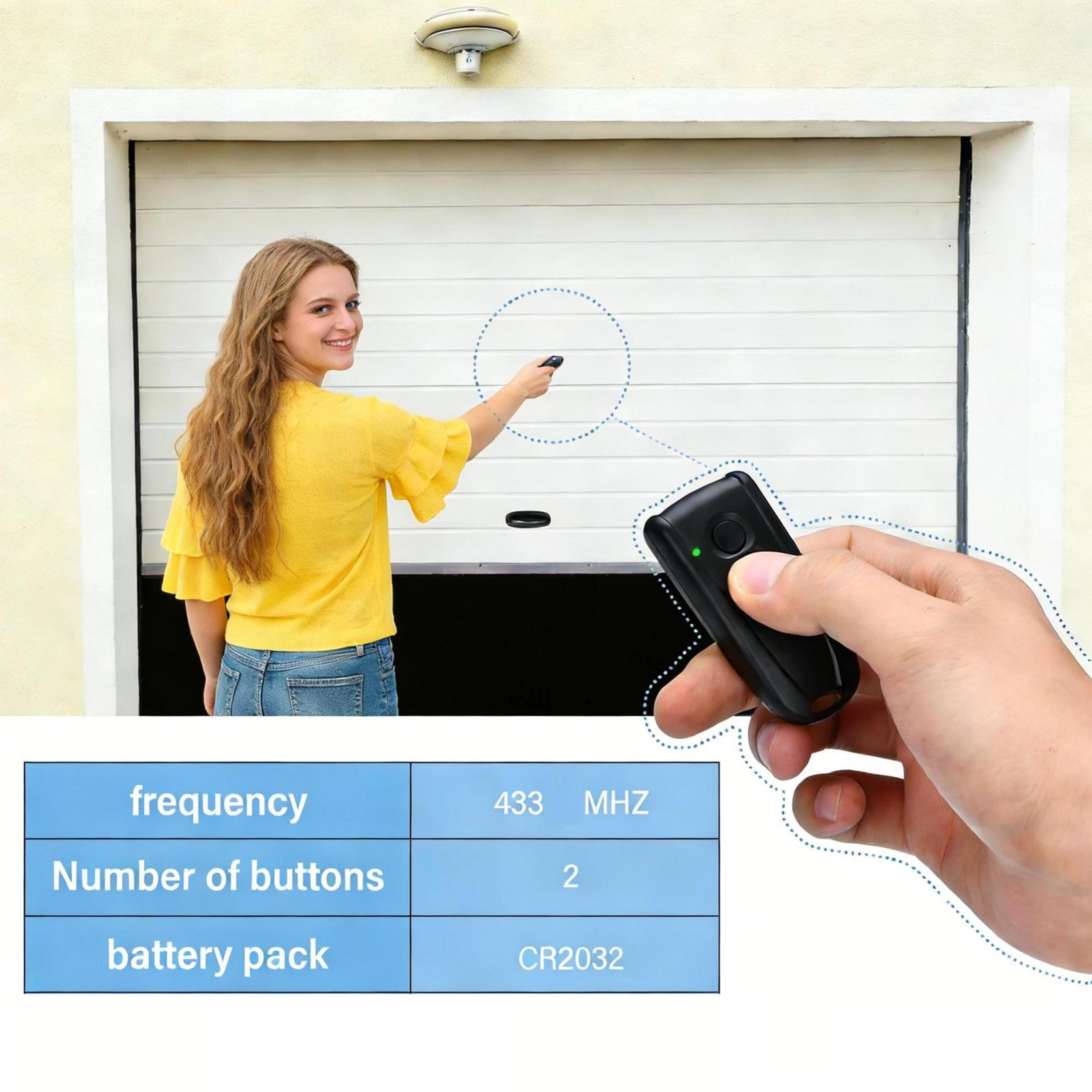 Garage Door Remote Control Button Rolling Code Replacement 3