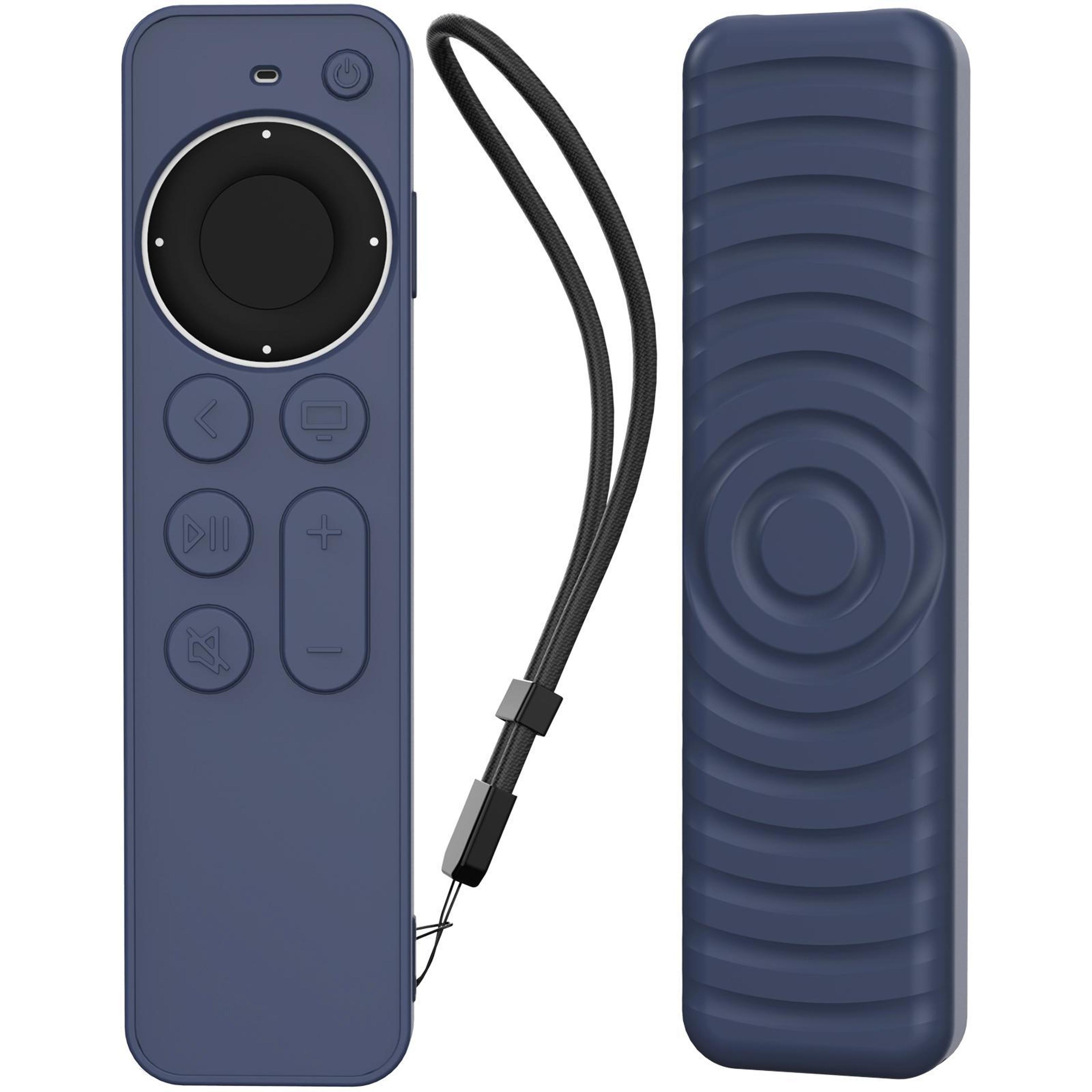 TV Remote Case For Siri Remote 23 Shockproof Silicone Protective Cover With Strap 7