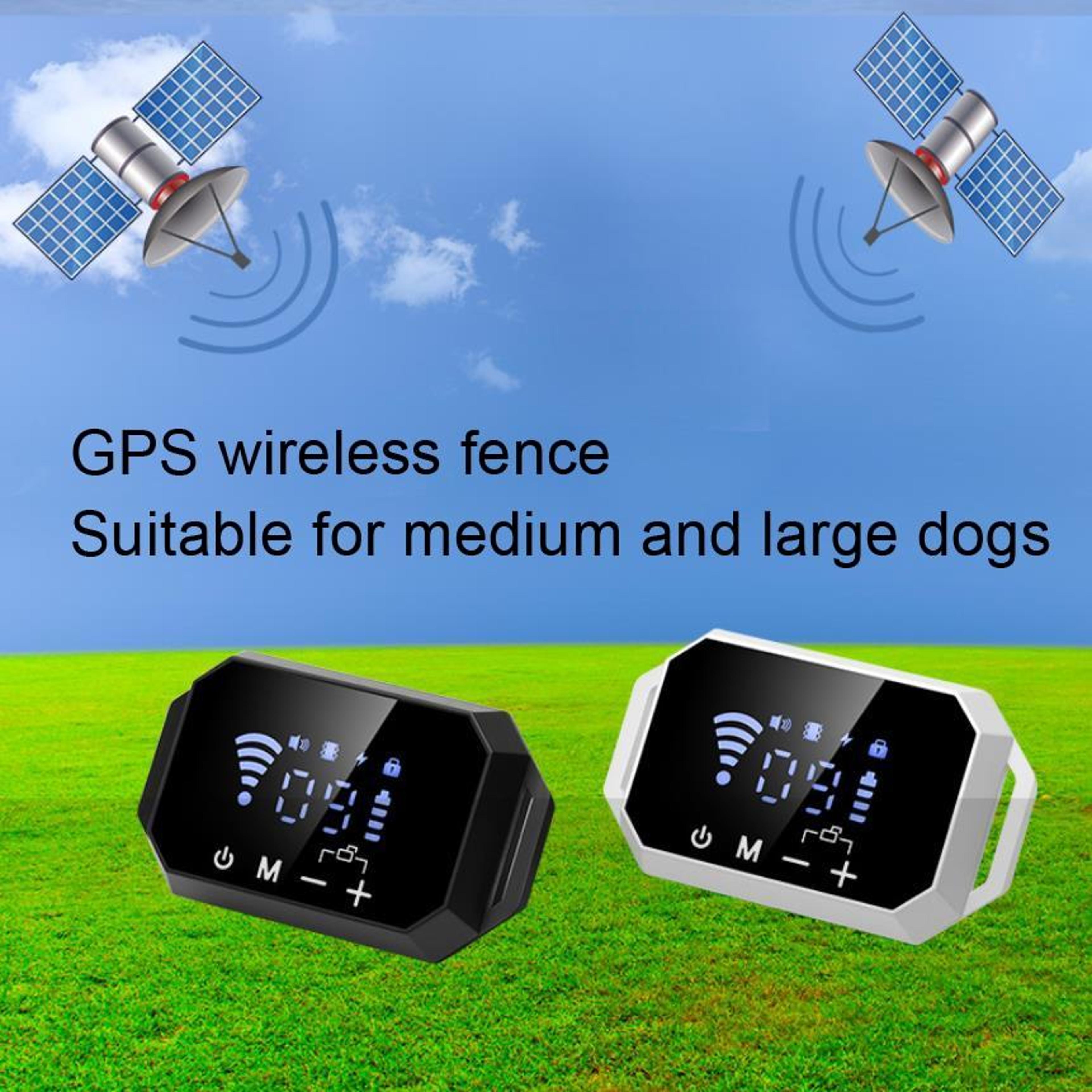 Smart GPS Dog Fence  Wireless Bark Stop Training Collar For Safe Outdoor Containment 2