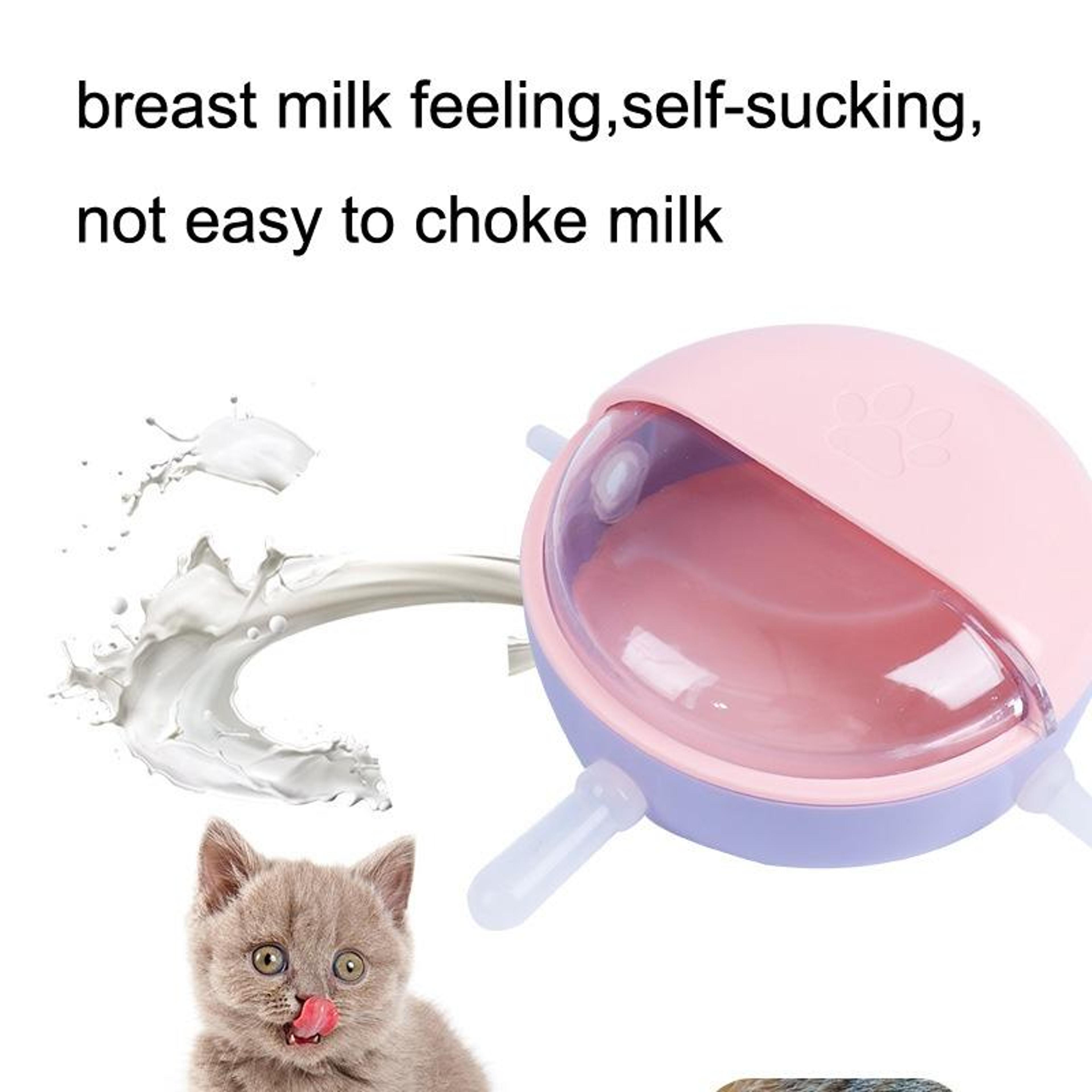 Interactive Multi Mouth Self Feeding Pet Nursing Bowl Puppy Nipple Feeder Solution 3