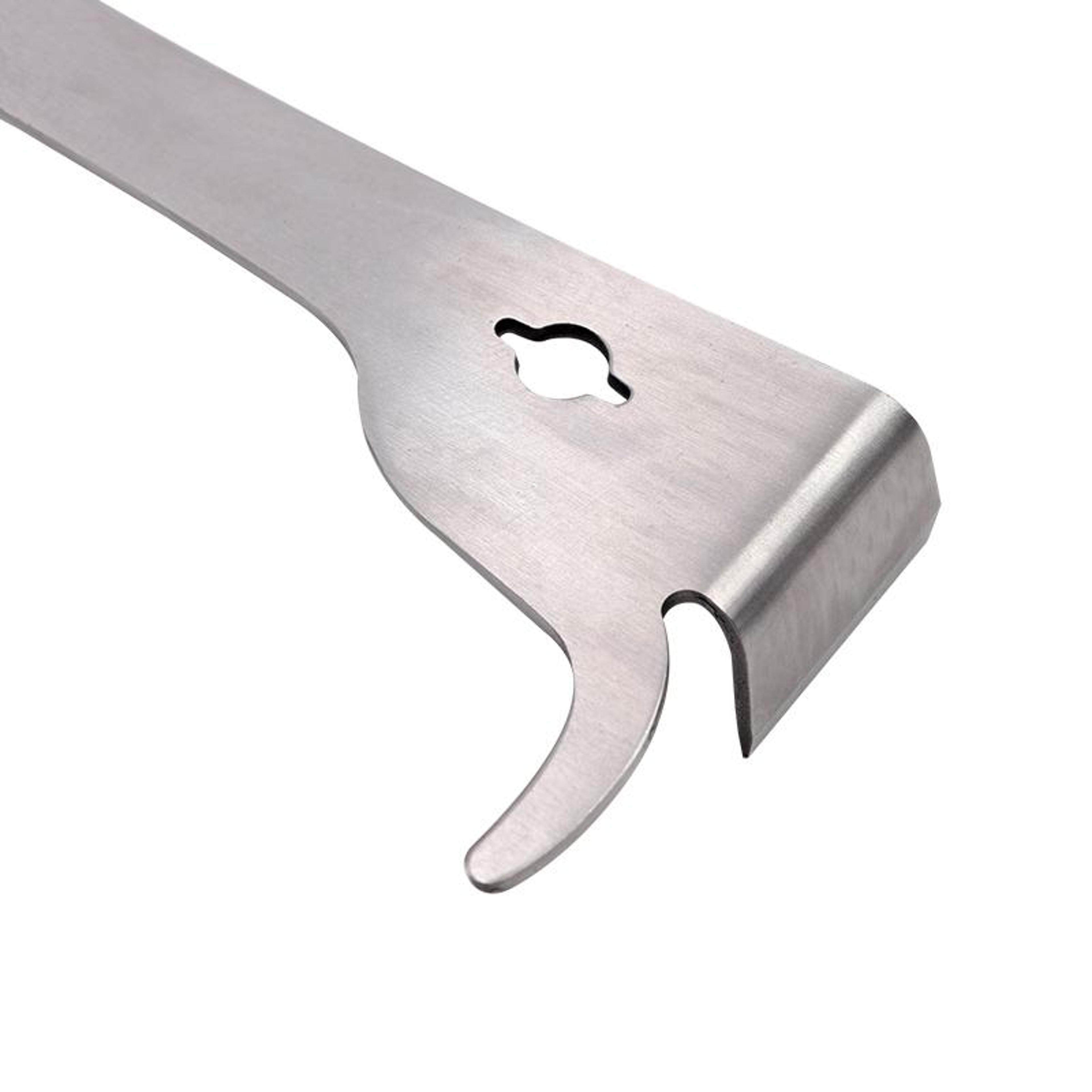 Stainless Steel Beekeeping Hive Scraper  Honey Knife Multi Tool With Ergonomic Thumb Grip 4
