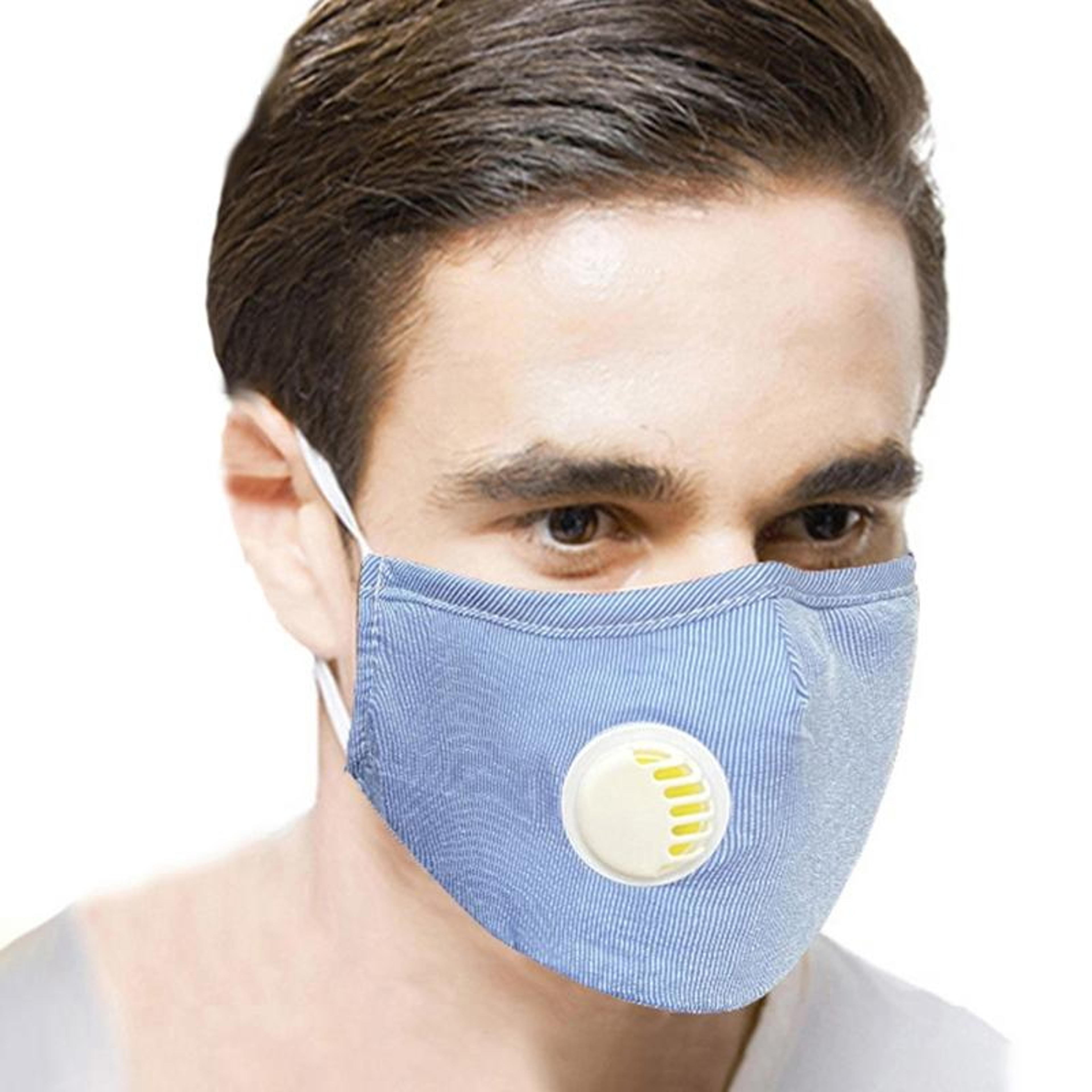 Premium Washable Reusable Face Mask With Replaceable Filter  Breath Valve 2