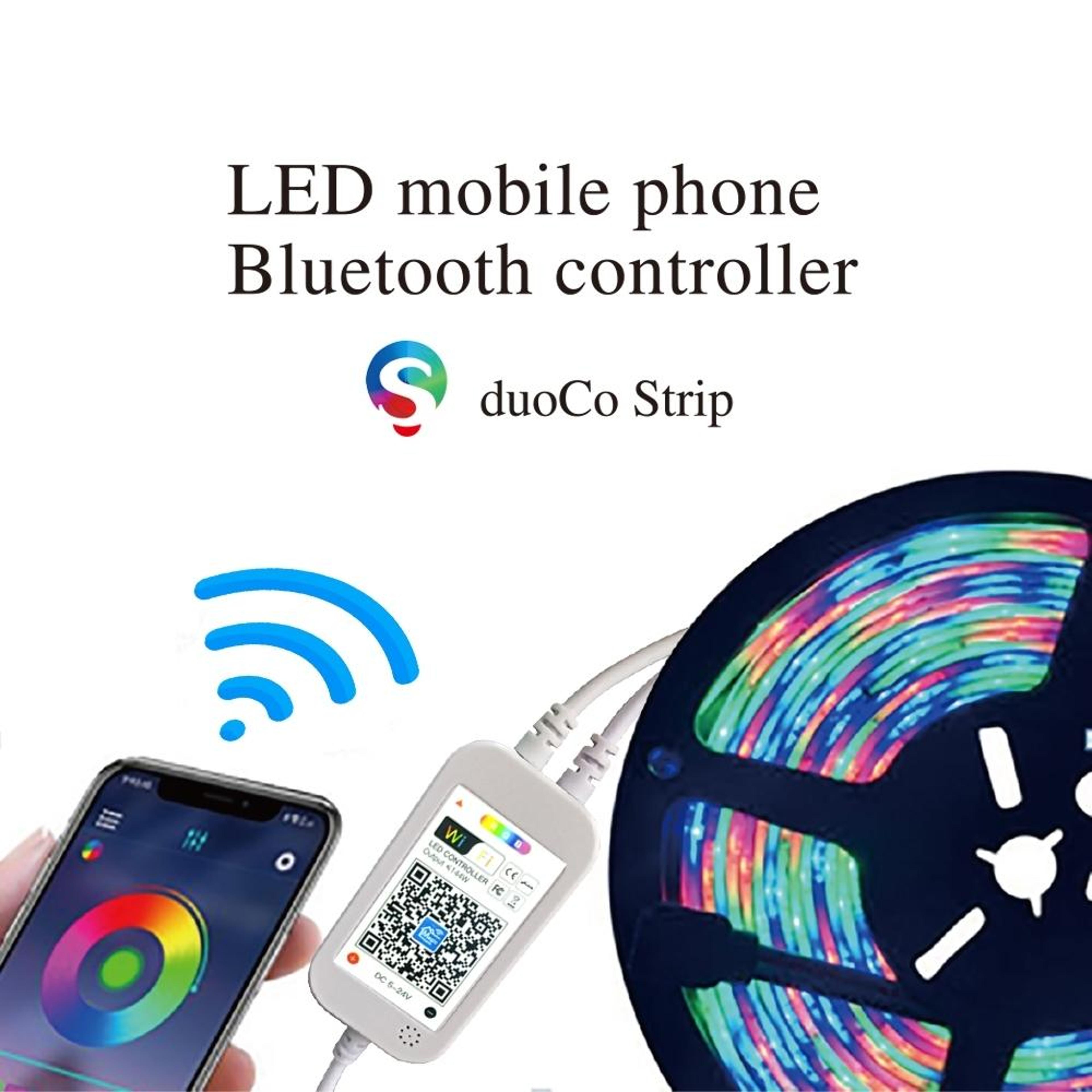 Smart WiFi RGB LED Strip Controller With App Remote  Alexa Voice Control 5