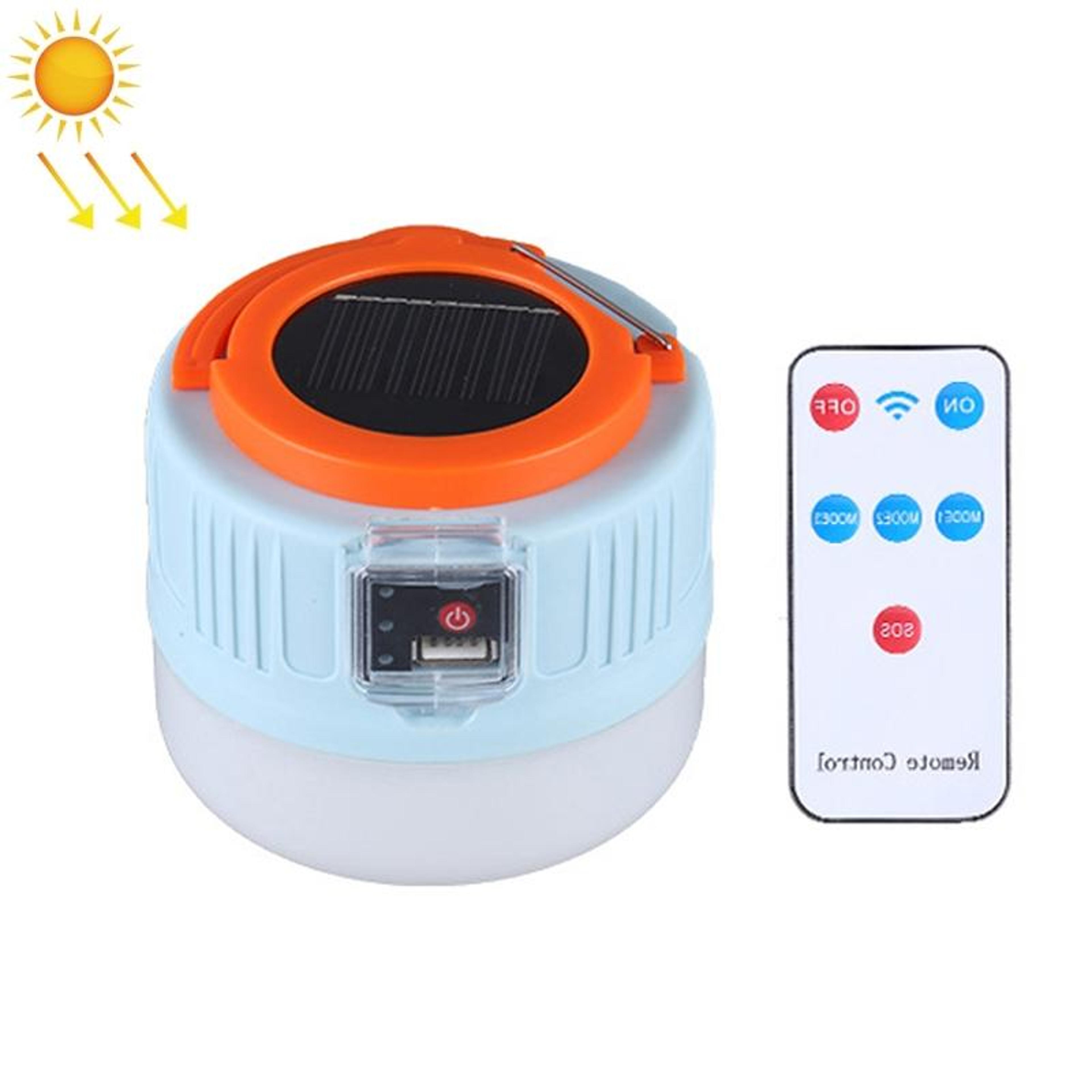 SolarGlow LED Camping Lantern Rechargeable Outdoor Light With Remote Control 5