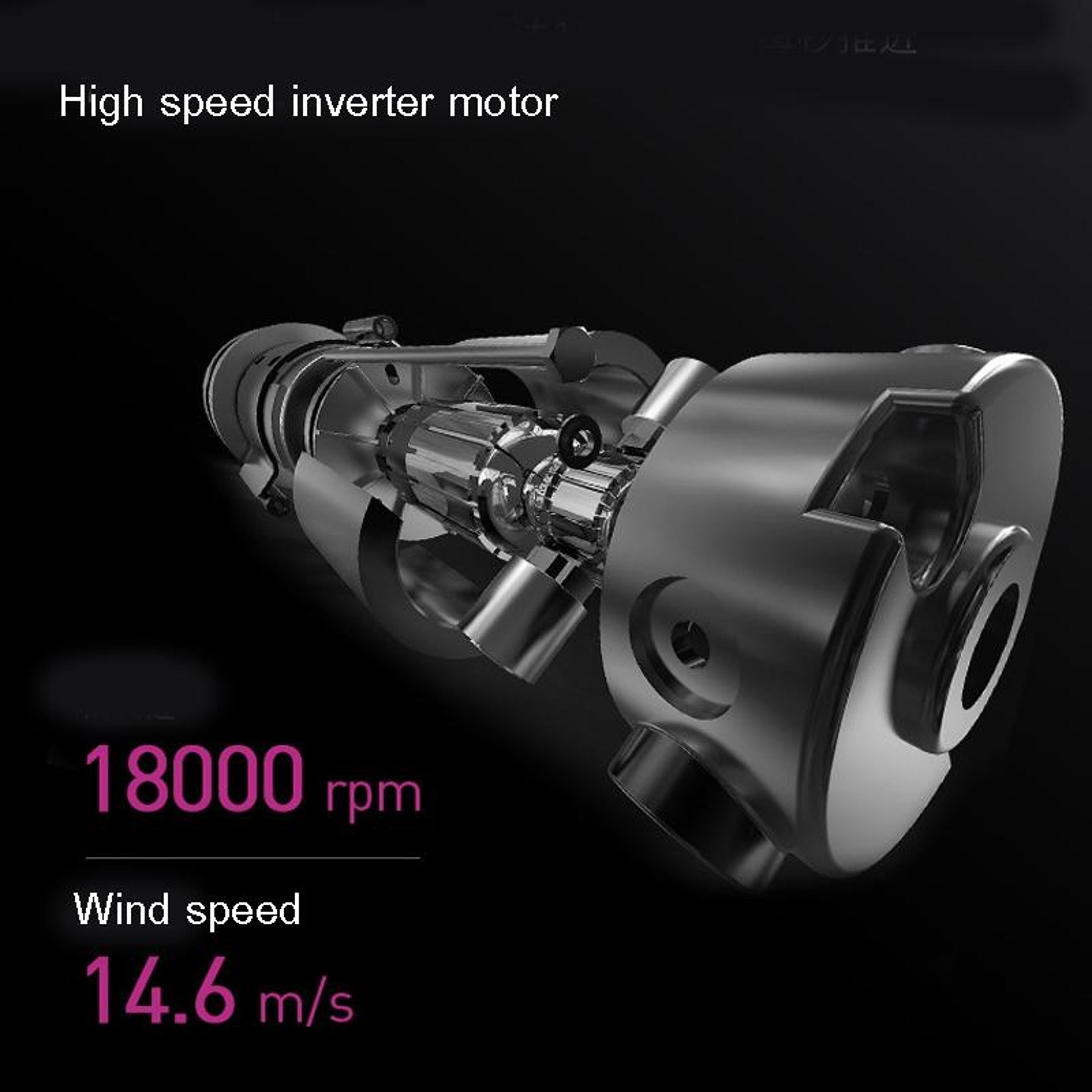 Foldable Fast Dry Hair Dryer With Hot  Cold Air Control 5