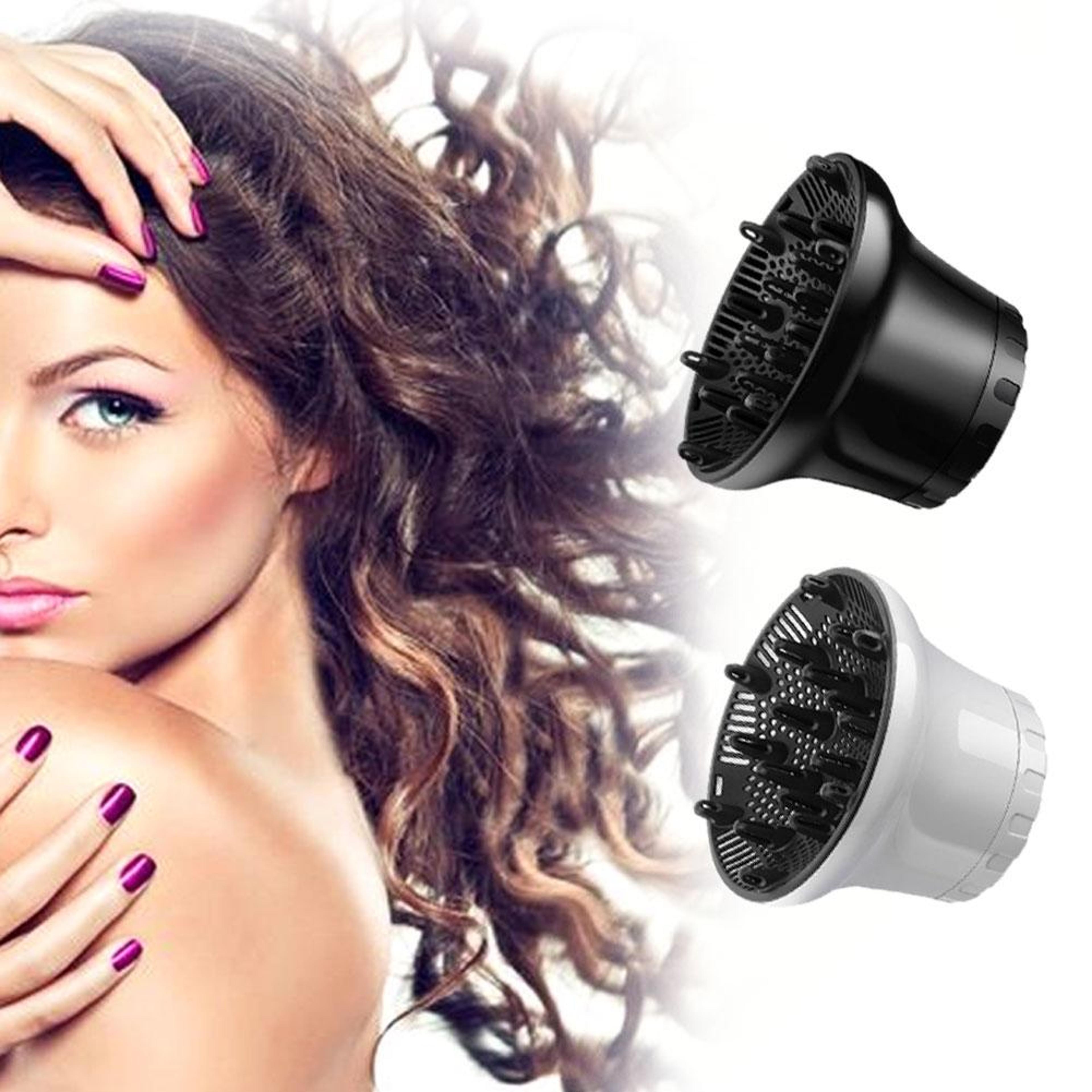 Universal Hair Diffuser For Blow Dryers With Rotating Airflow Control 1