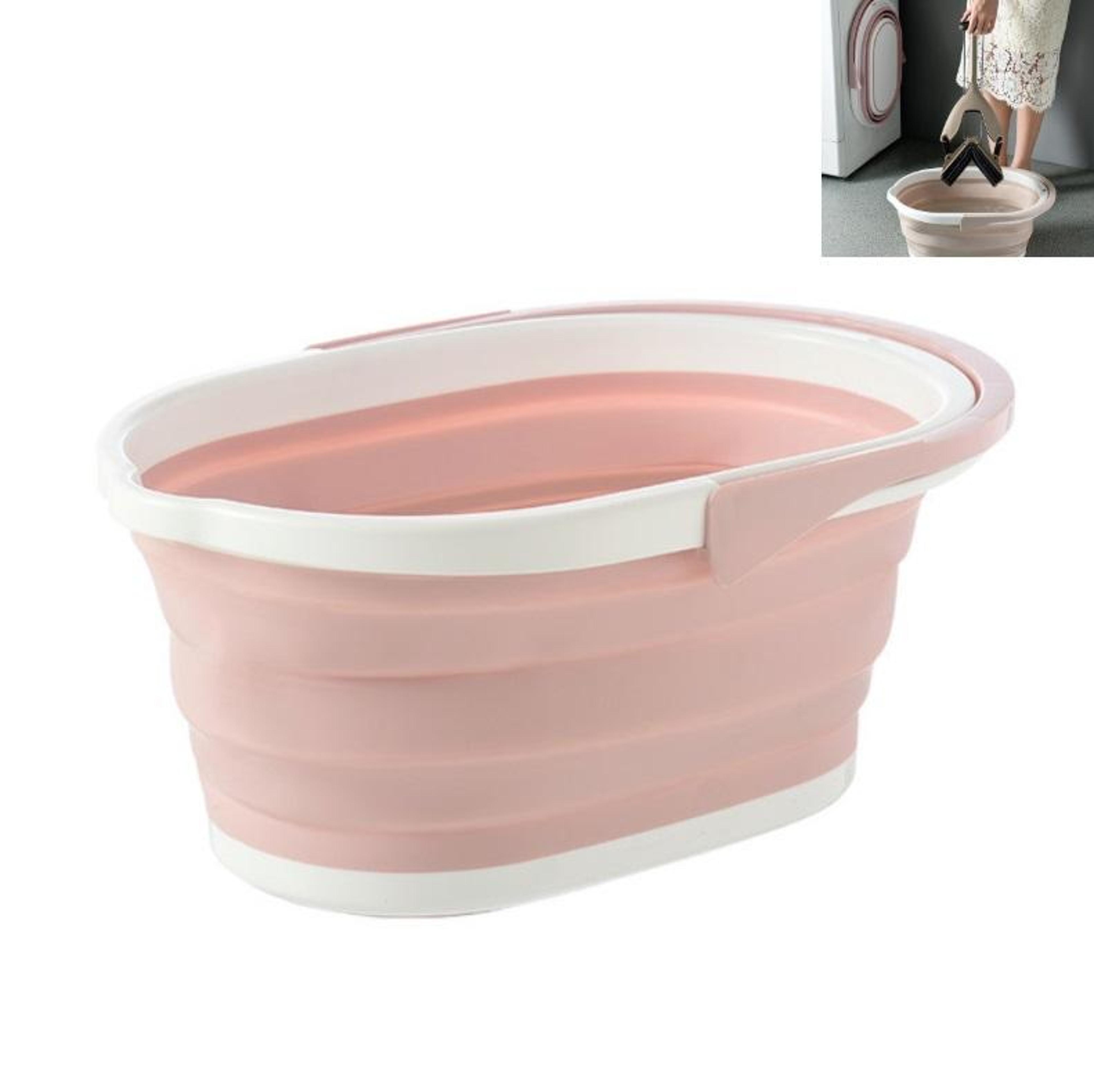 Space Saving Foldable Mop Bucket Rectangular Collapsible Cleaning Bucket For Home Use 11