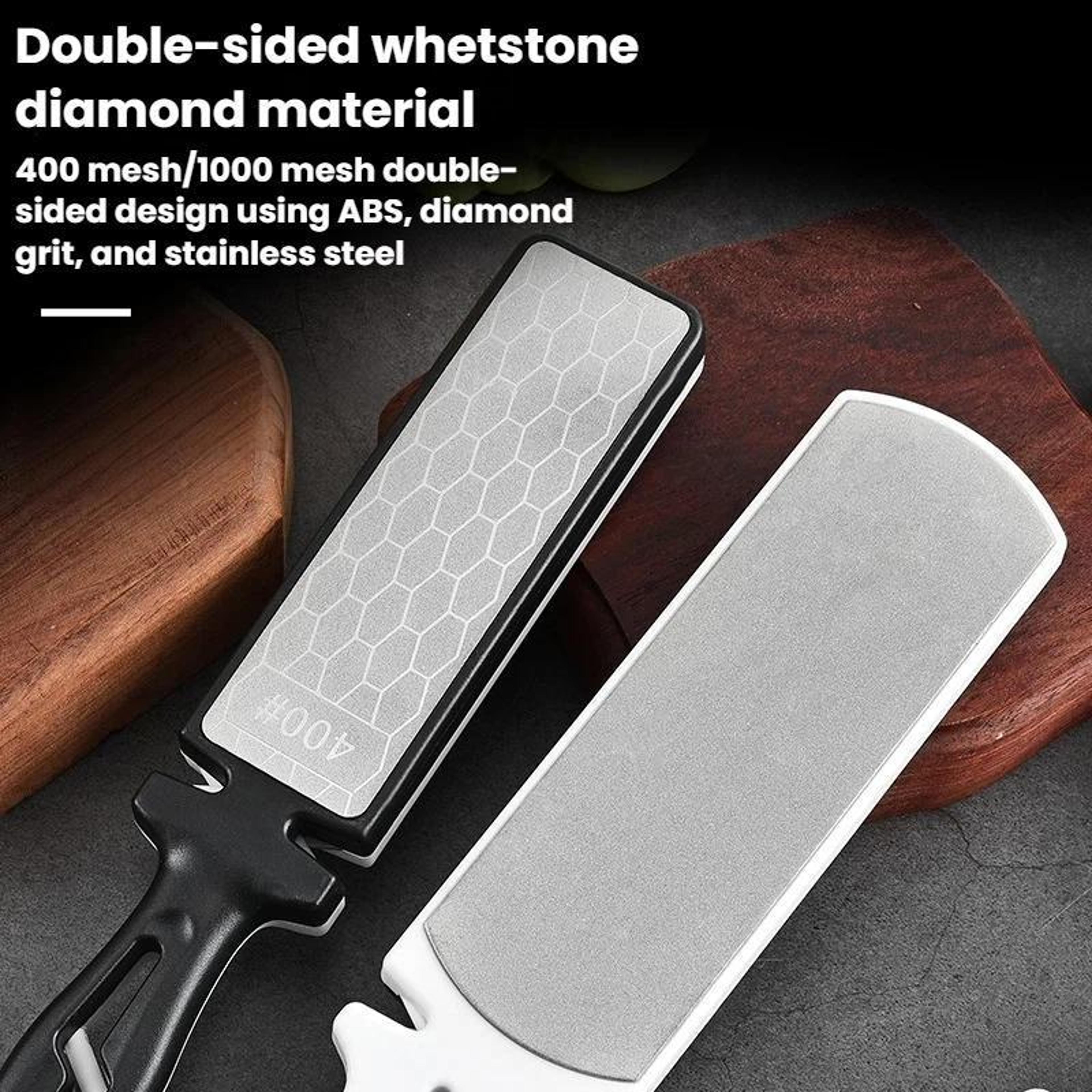 Dual Sided Knife Sharpening Stone Manual Knife Sharpener For Kitchen  Home Use 1