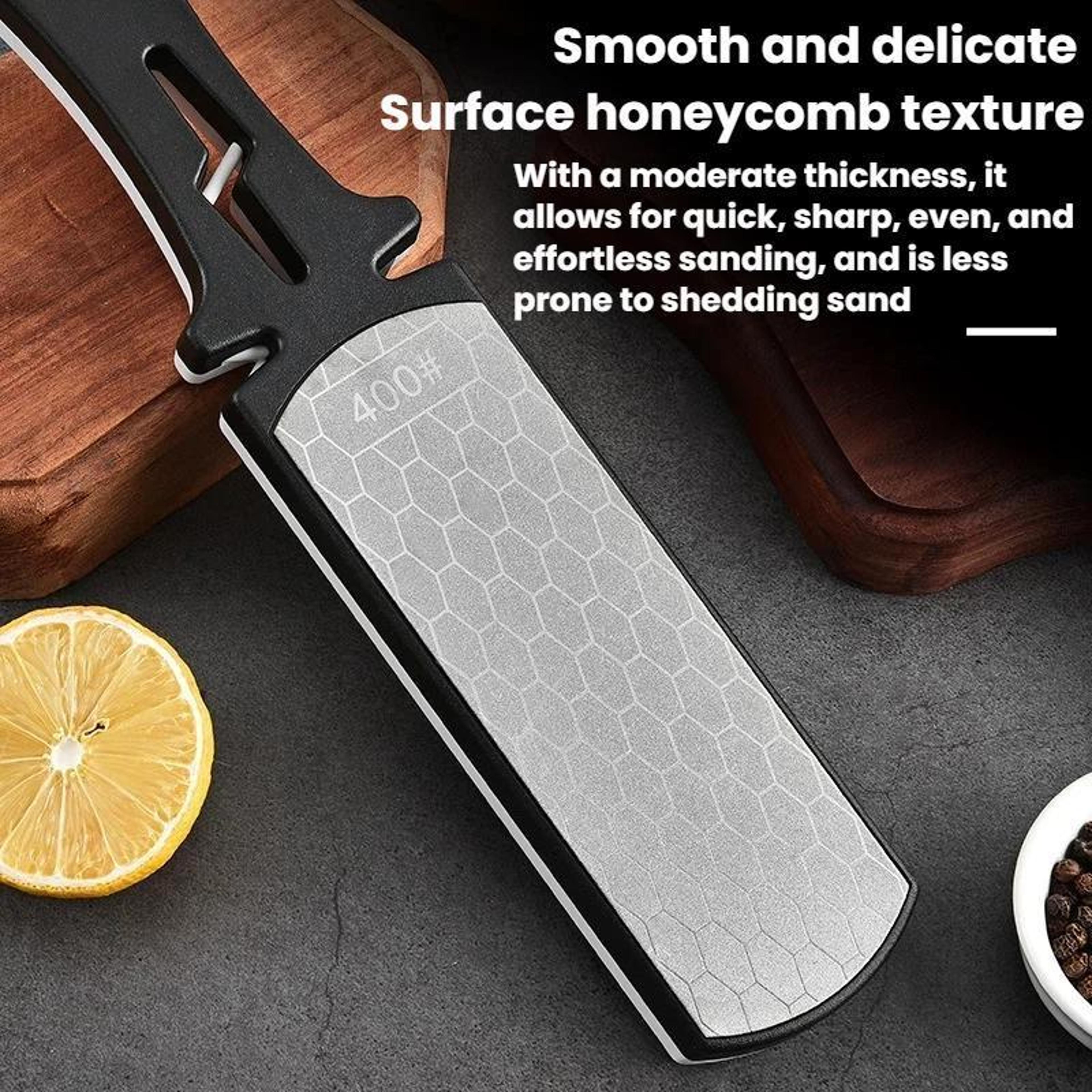 Dual Sided Knife Sharpening Stone Manual Knife Sharpener For Kitchen  Home Use 2