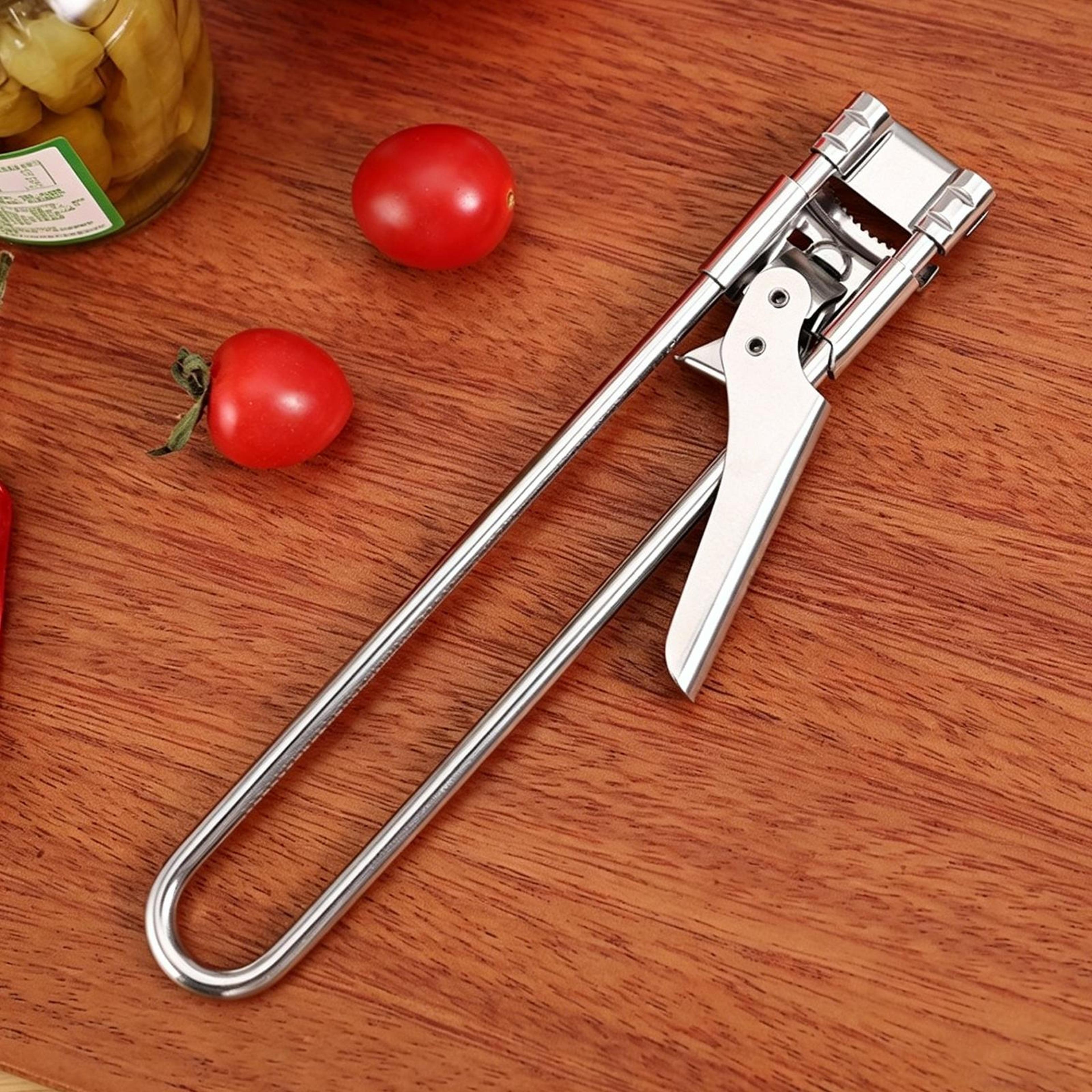 Adjustable Jar  Bottle Opener Tool With Non Slip Stainless Steel Grip 0