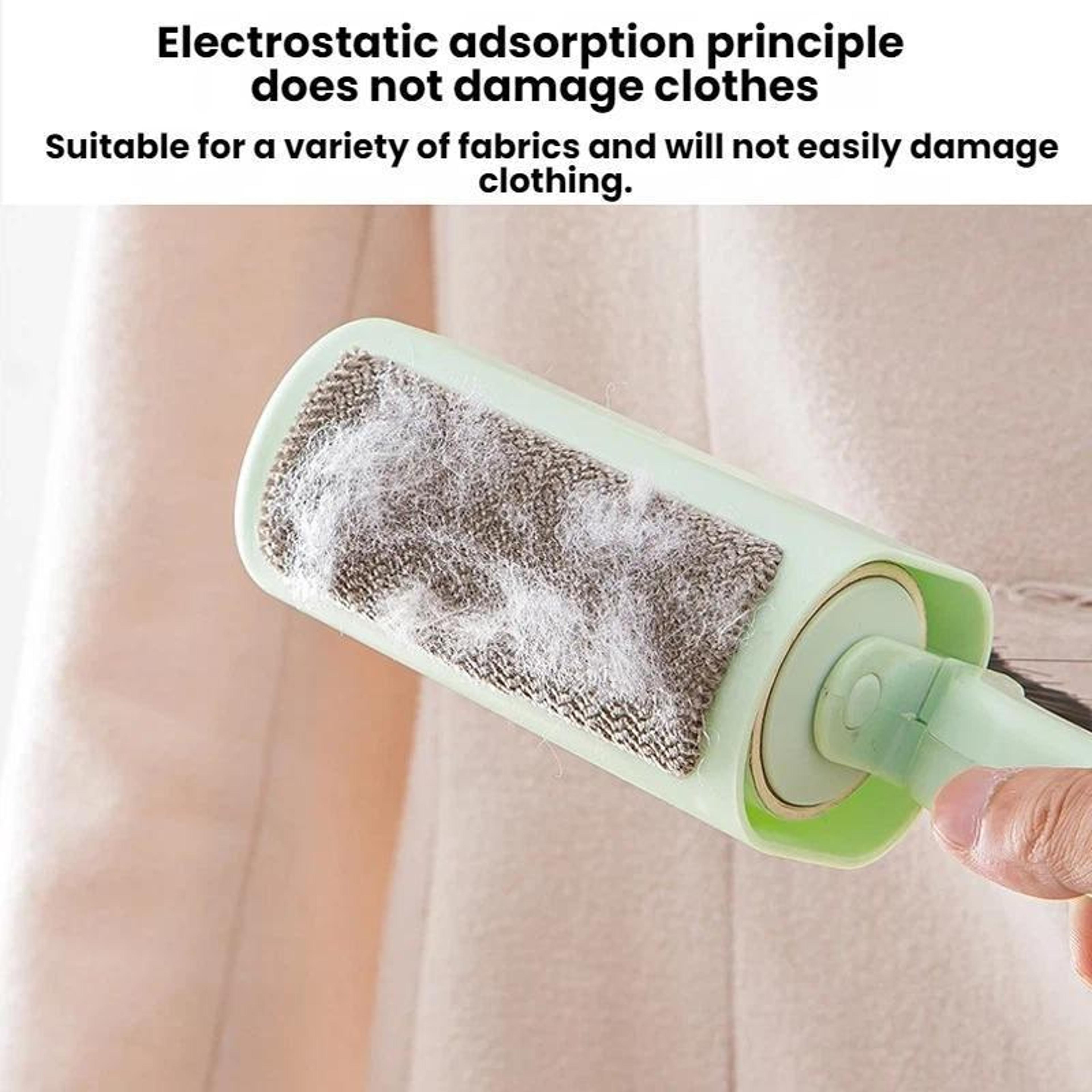 Reusable Lint Roller  Soft Bristle Dust Removal Brush For Clothes Furniture  Pet Hair 3