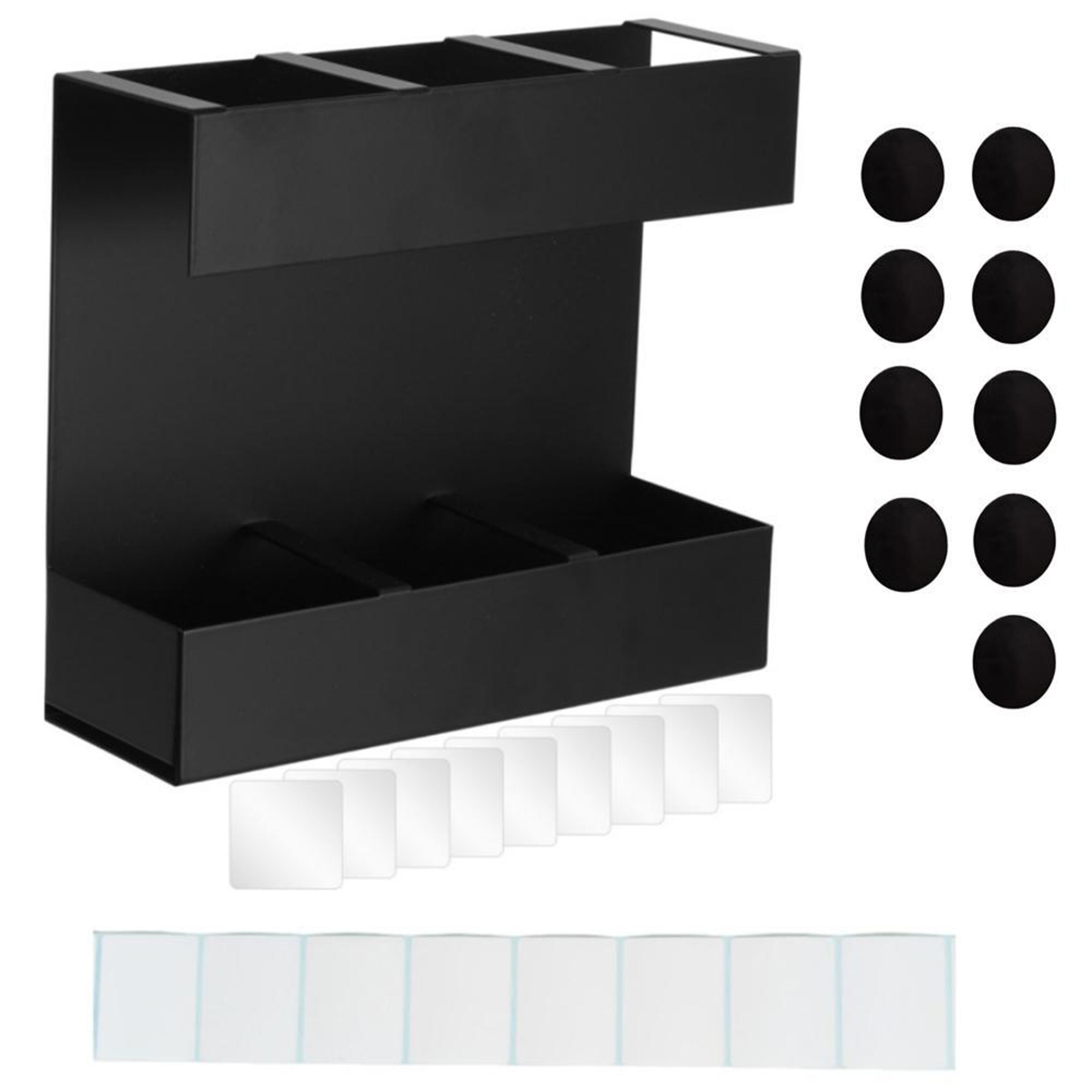 Space Saving Compartment Metal Cutlery  Straw Organizer Rack For Kitchen Storage 8