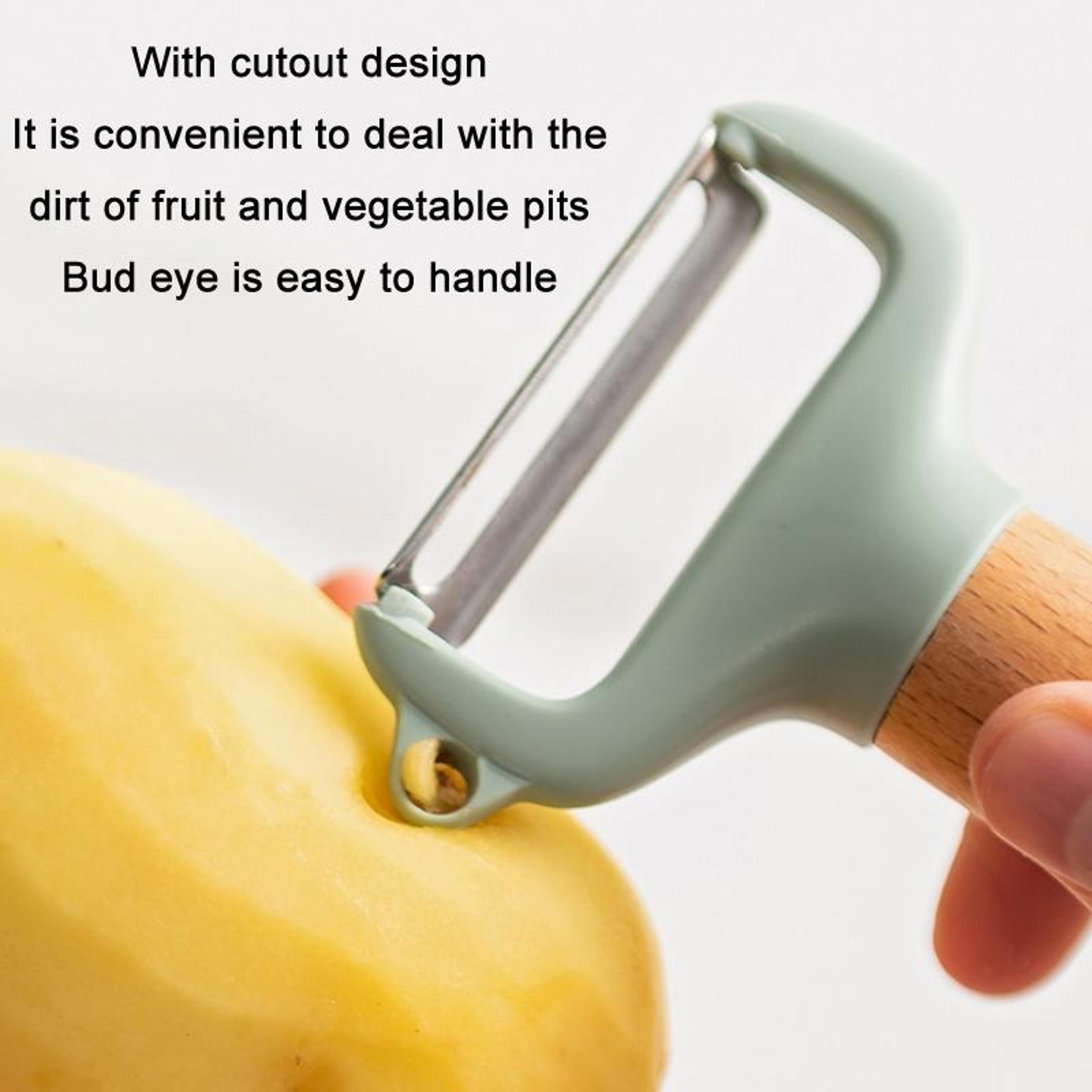 Stainless Steel Fruit  Vegetable Grater With Bottle Opener And Beechwood Handle 3