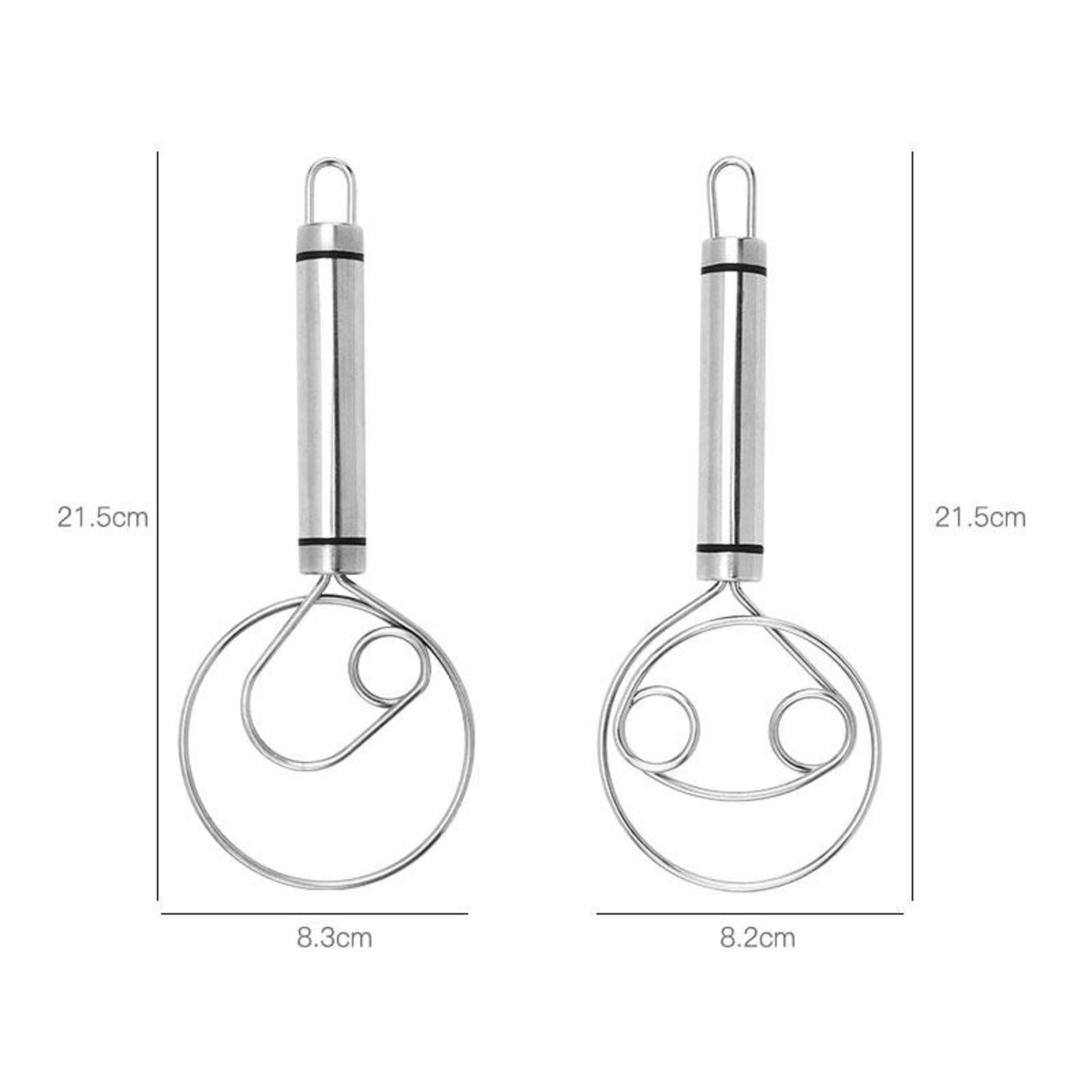 Premium Stainless Steel Dough Whisk For Bread Pasta  Baking Mixes 2