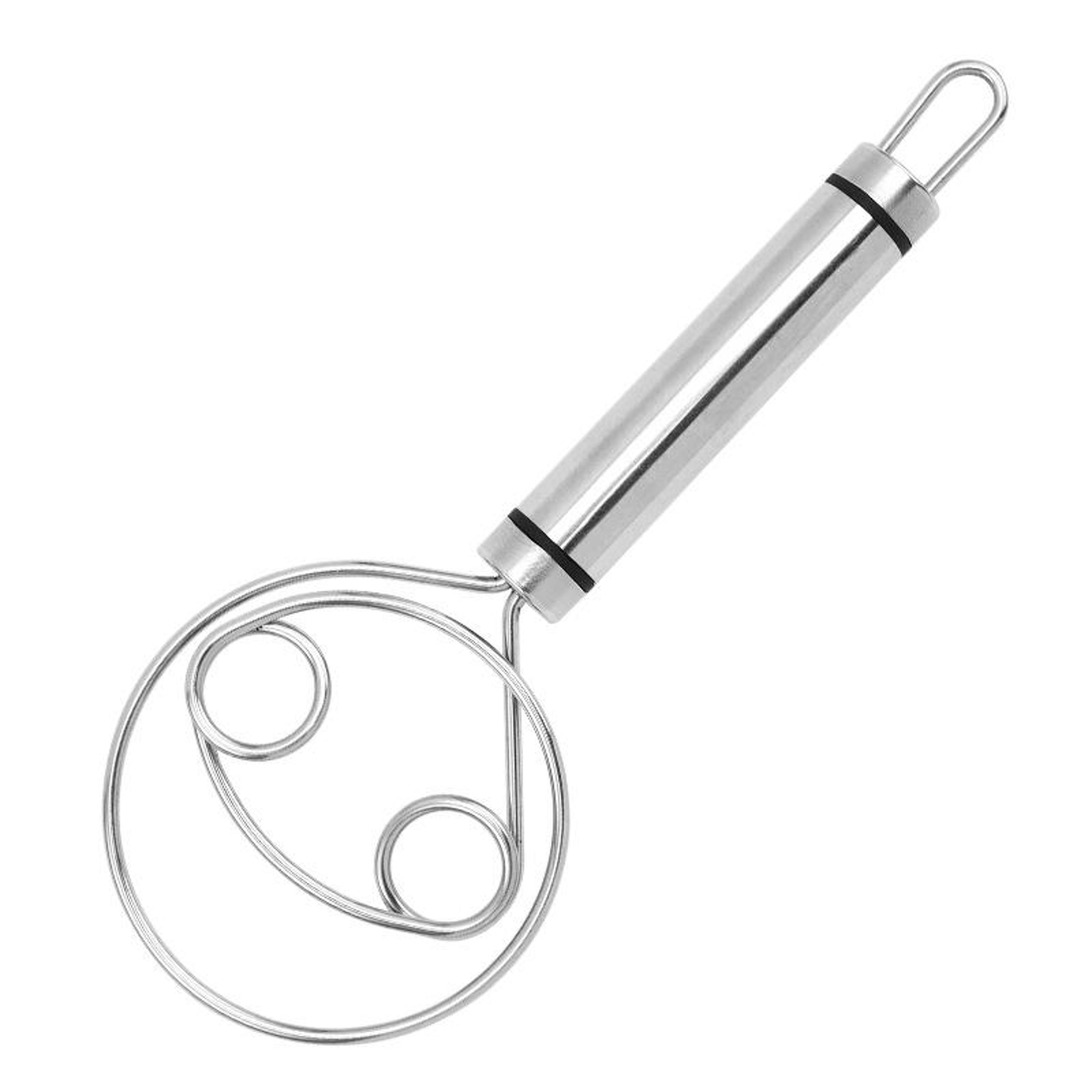 Premium Stainless Steel Dough Whisk For Bread Pasta  Baking Mixes 8