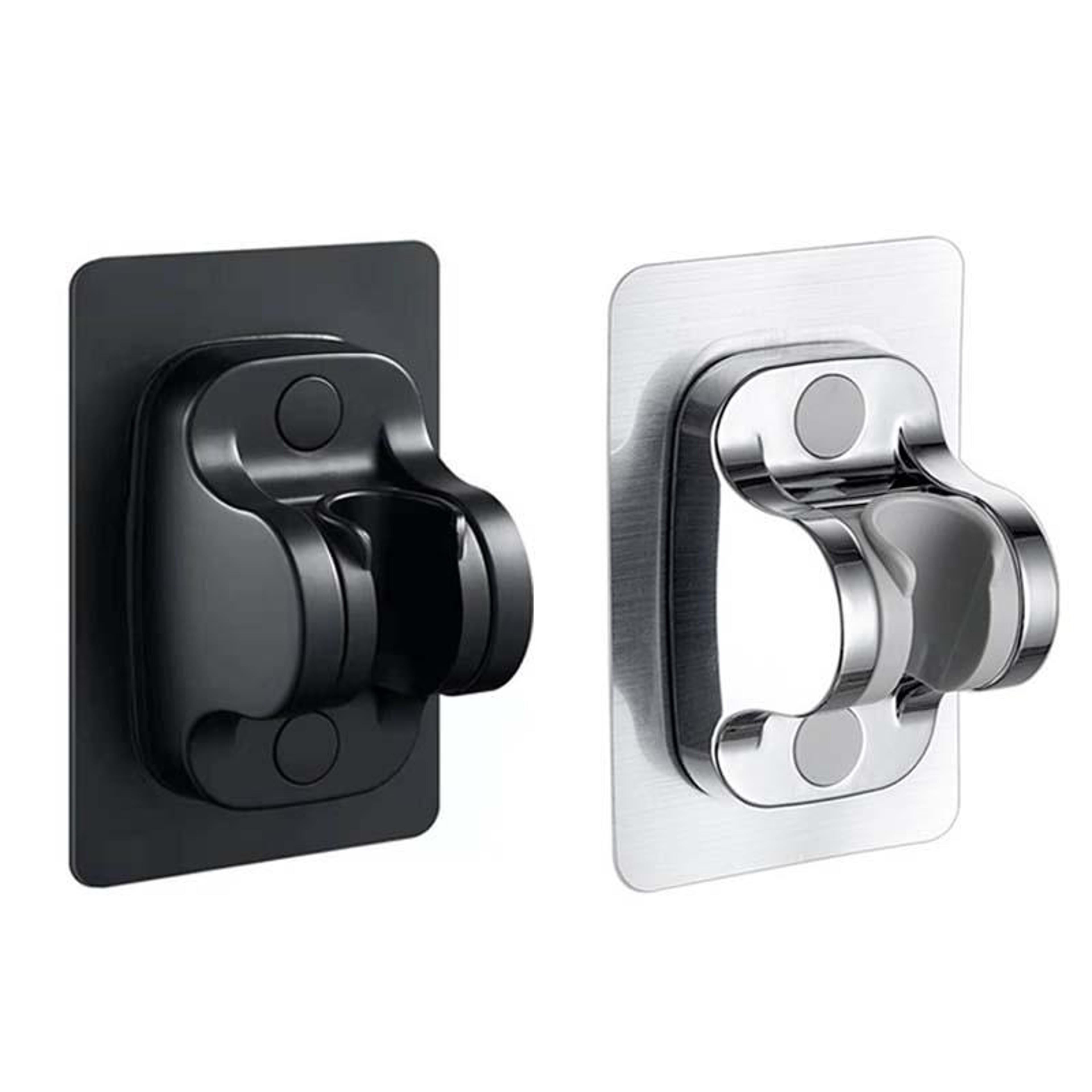 Adjustable Self Adhesive Shower Head Holder Wall Mount No Drill Handheld Shower Bracket 1